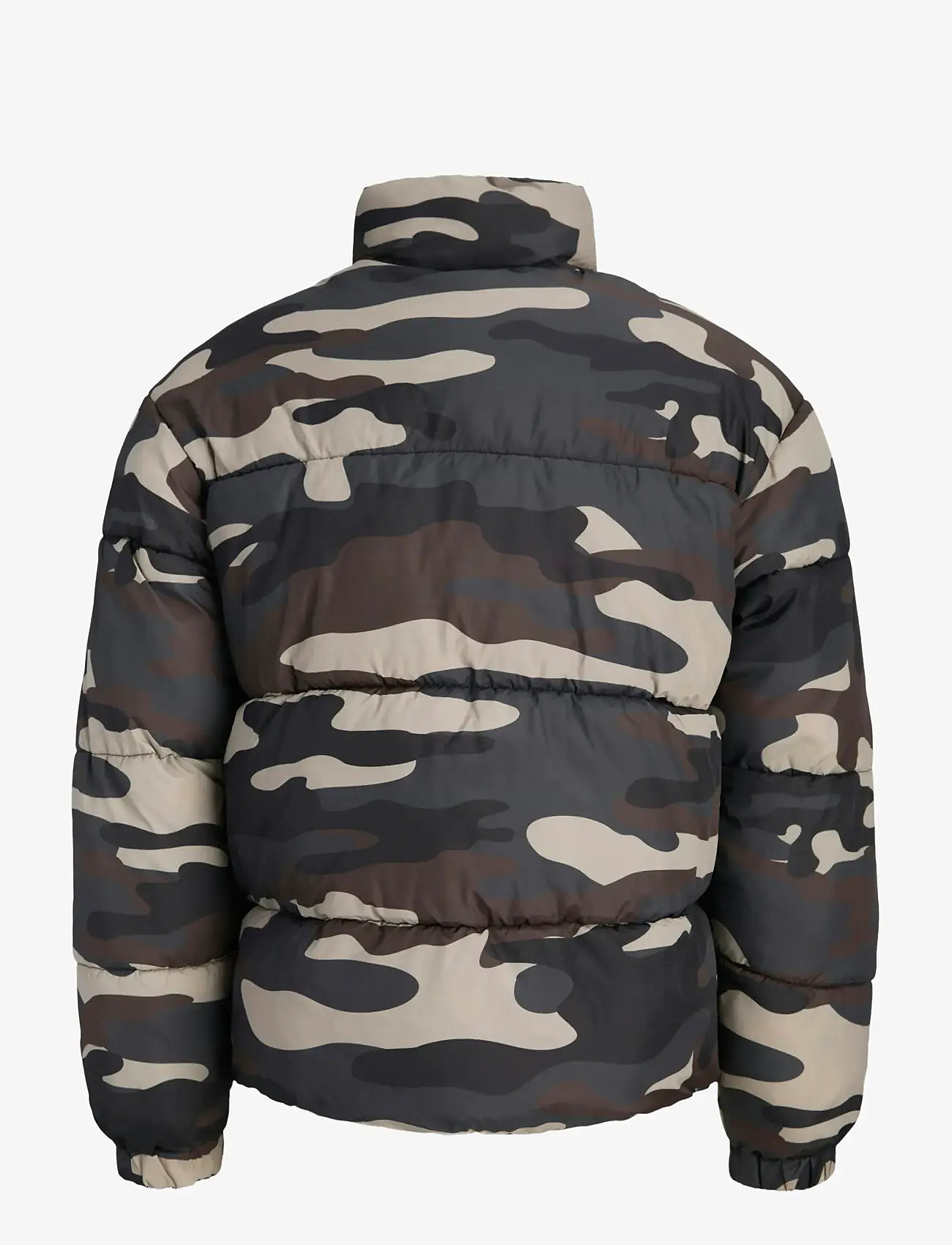 Jack & Jones - JCOCOVER AOP PUFFER JACKET - sügisjakid - black - 1