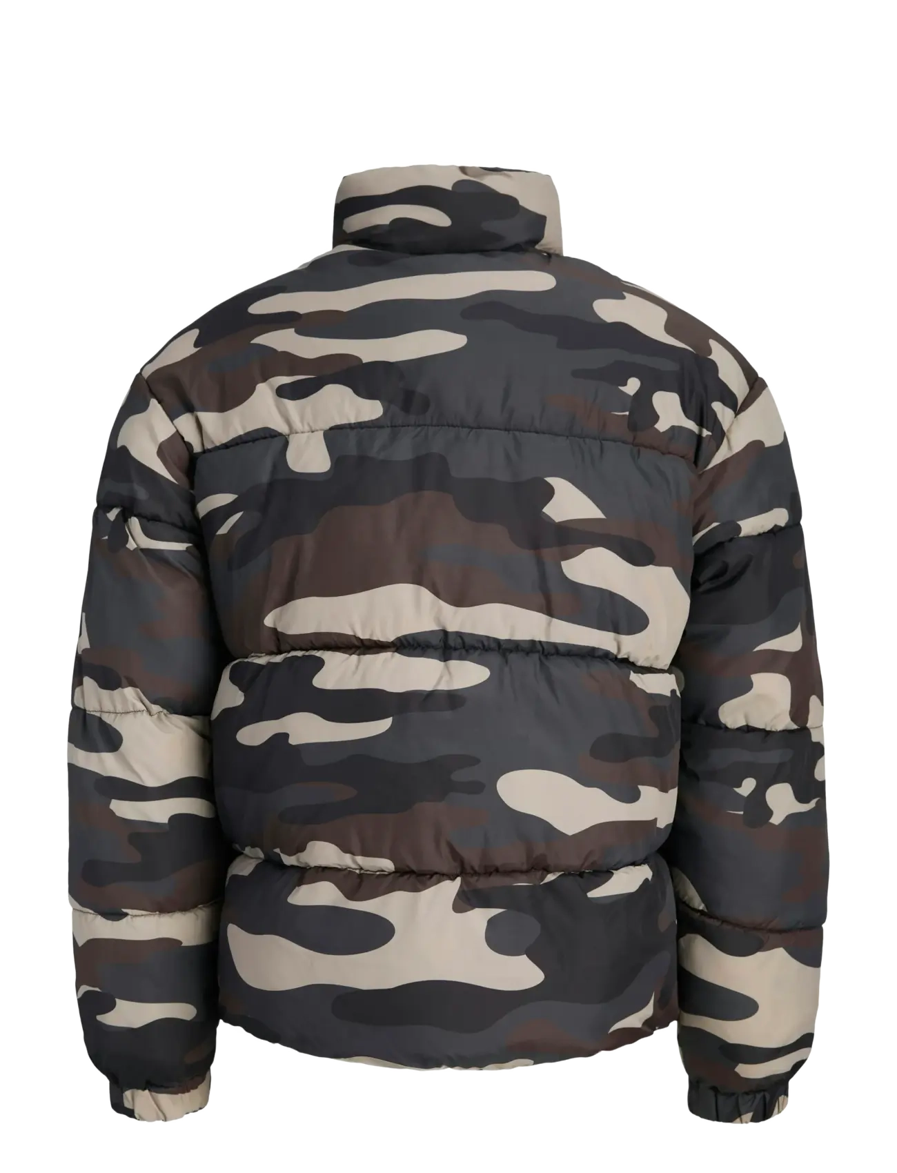 Jack & Jones - JCOCOVER AOP PUFFER JACKET - vinterjackor - black - 1