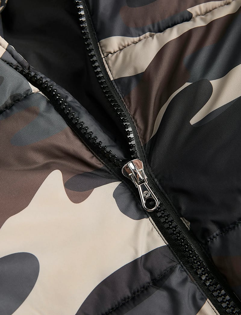 Jack & Jones - JCOCOVER AOP PUFFER JACKET - vestes matelassées - black - 2