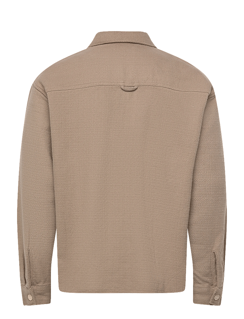 Jack & Jones - JORUPSTATE TEXTURE OVERSHIRT LS - kollektioner - vintage khaki - 1