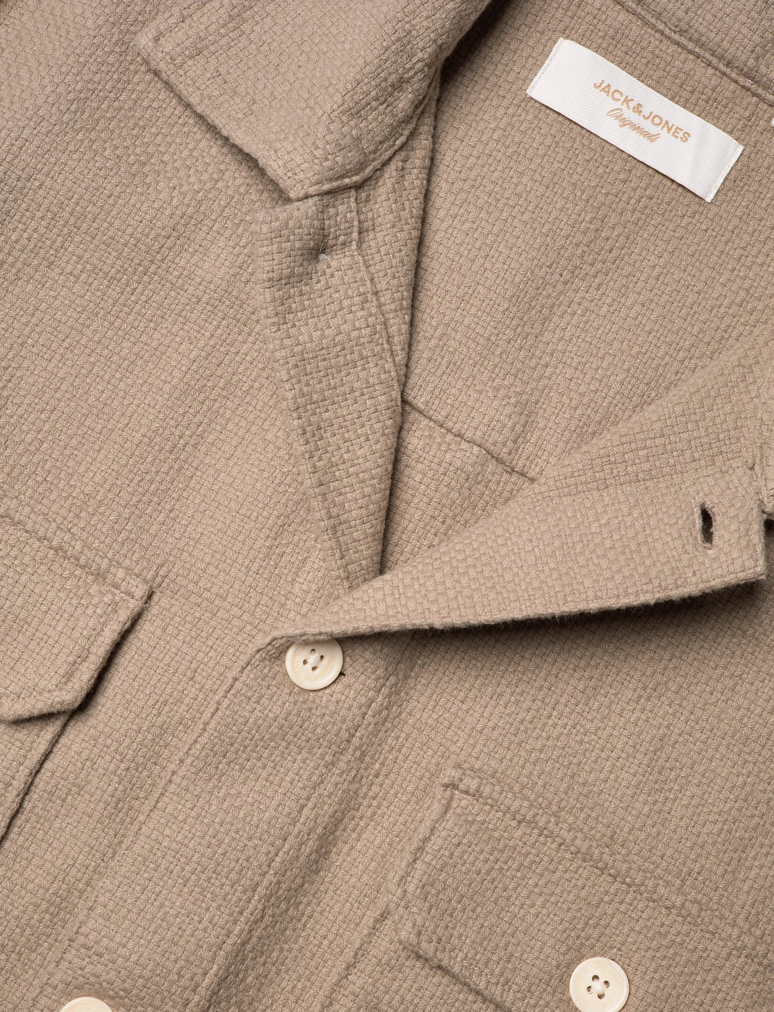 Jack & Jones - JORUPSTATE TEXTURE OVERSHIRT LS - kolekcje - vintage khaki - 2