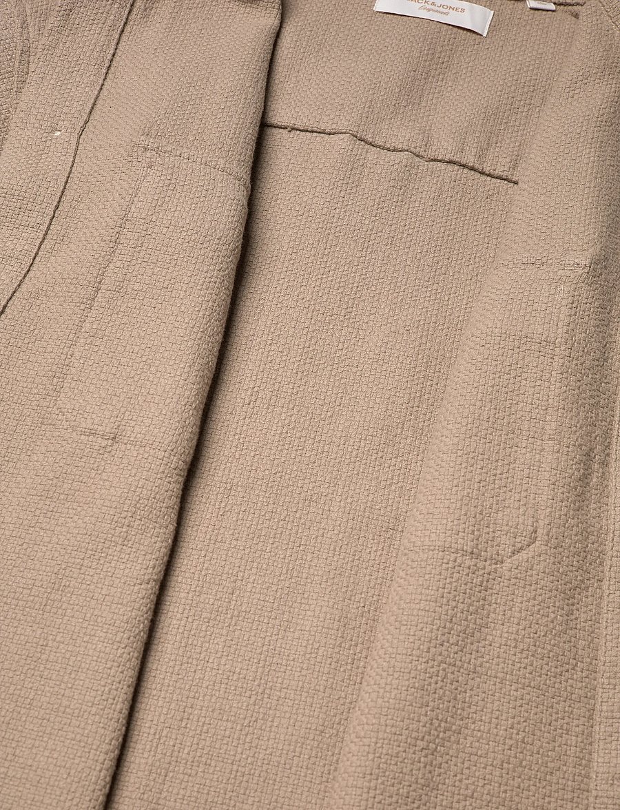 Jack & Jones - JORUPSTATE TEXTURE OVERSHIRT LS - kolekcje - vintage khaki - 3
