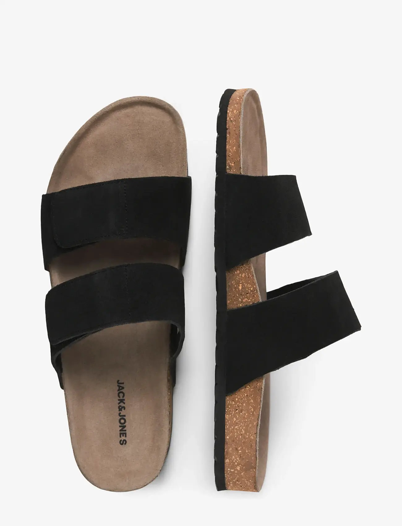 Jack & Jones - JFWMALTA SUEDE SANDAL - kollektioner - black - 3