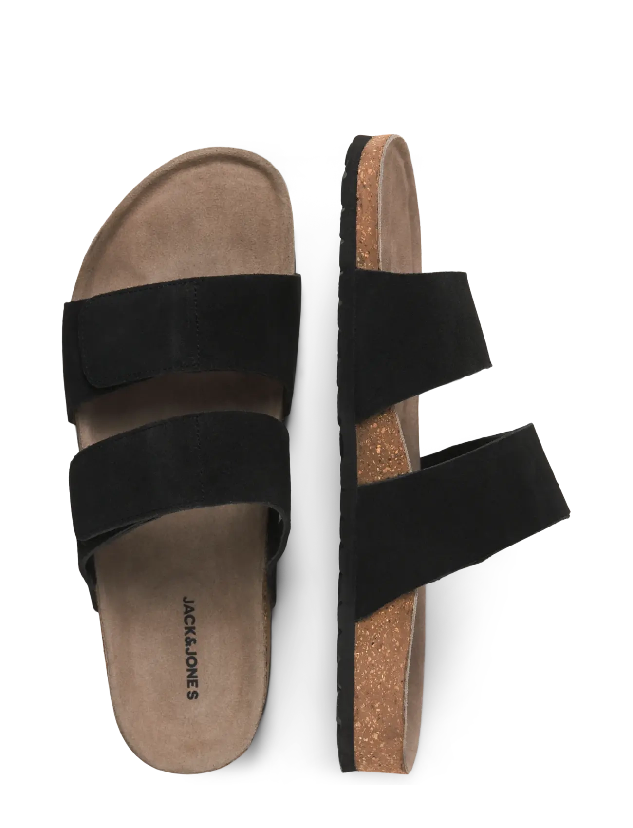 Jack & Jones - JFWMALTA SUEDE SANDAL - kollektioner - black - 3