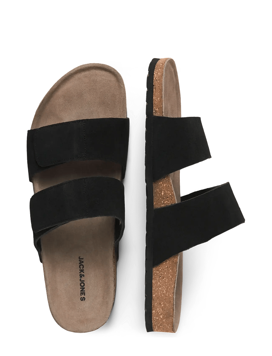 Jack & Jones - JFWMALTA SUEDE SANDAL - kollektioner - black - 3