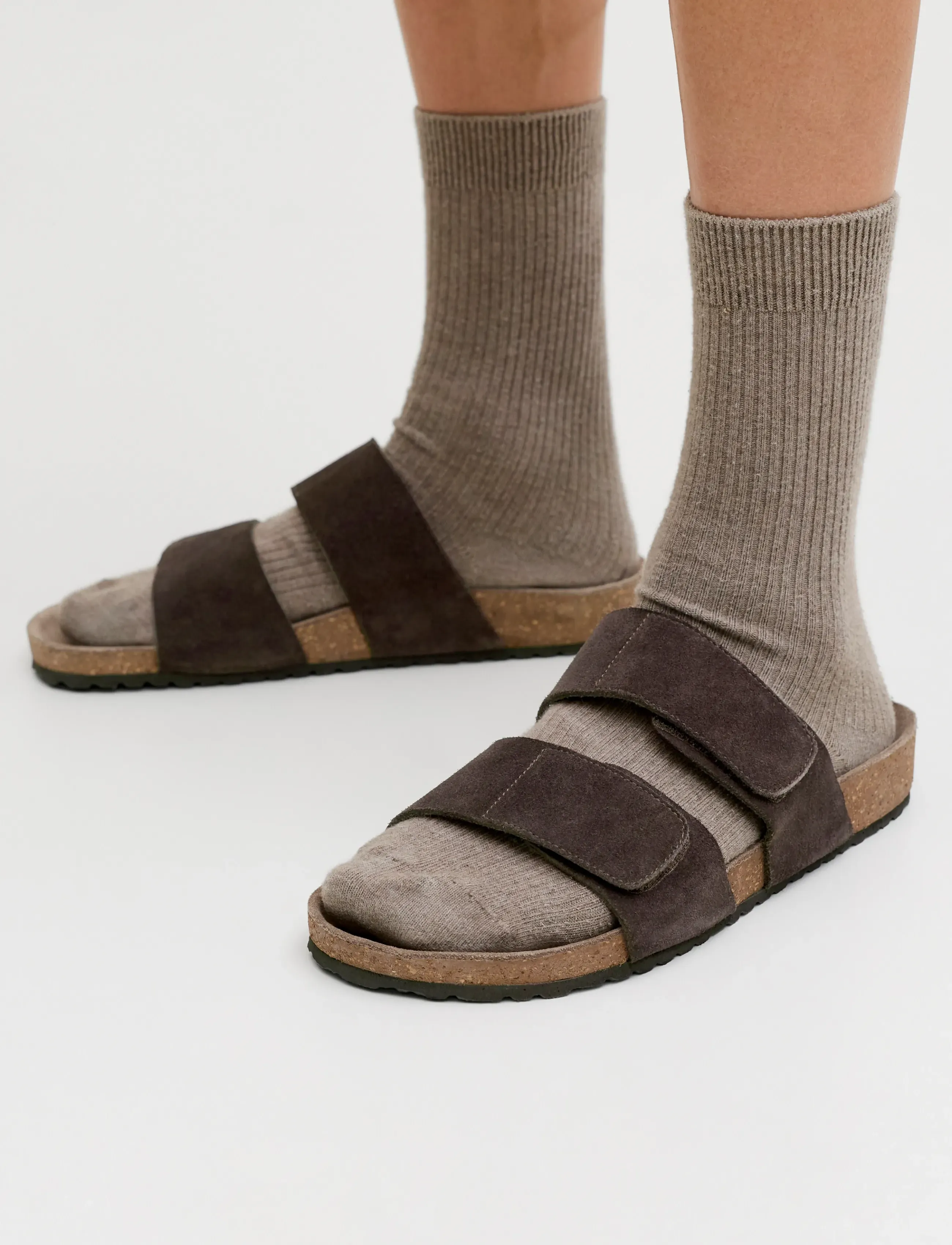 Jack & Jones Jfwmalta Suede Sandal, 40, Brown, Sko > Sandals, Herre
