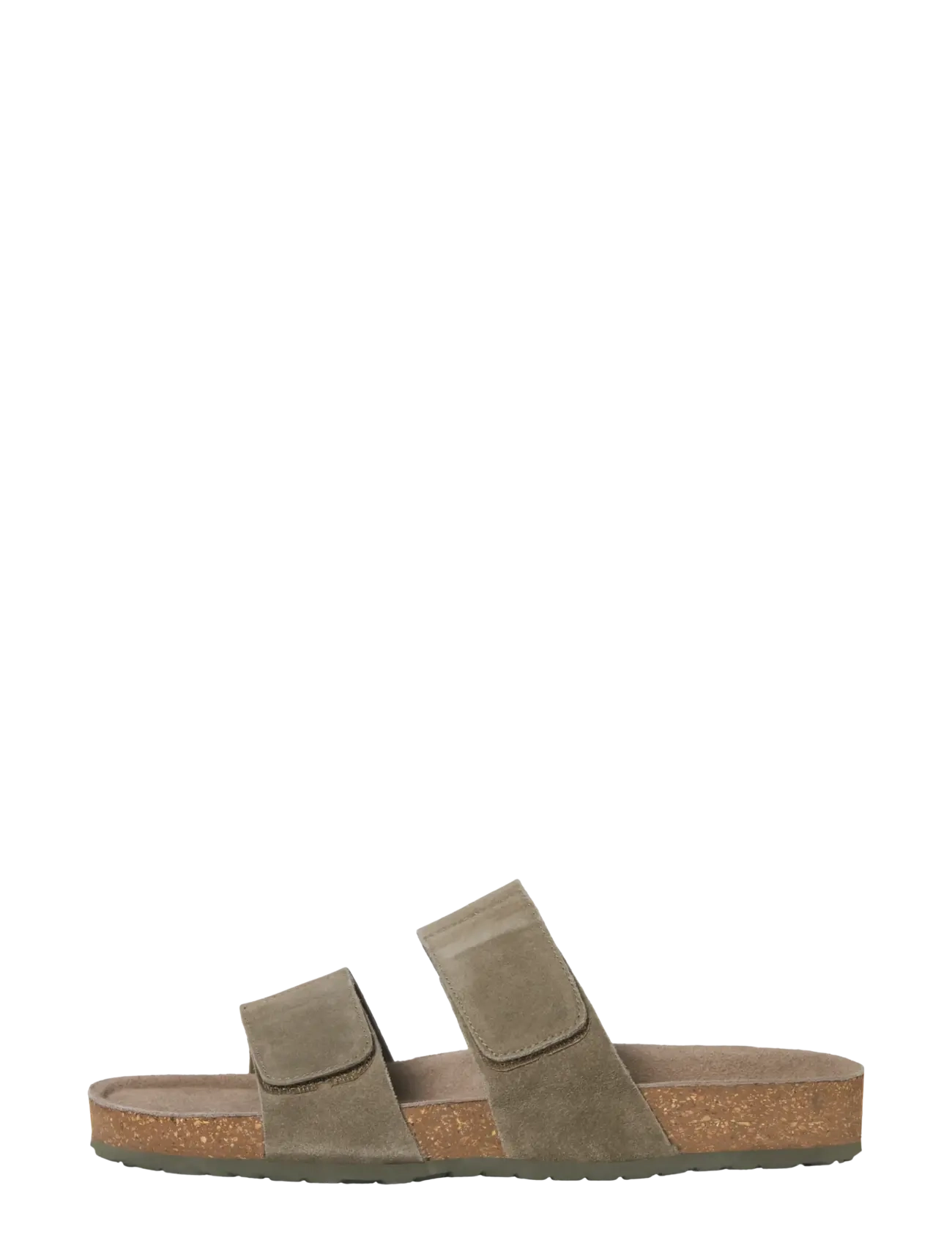 Jack & Jones JFWMALTA SUEDE SANDAL - Buty - MARTINI OLIVE / khaki/green