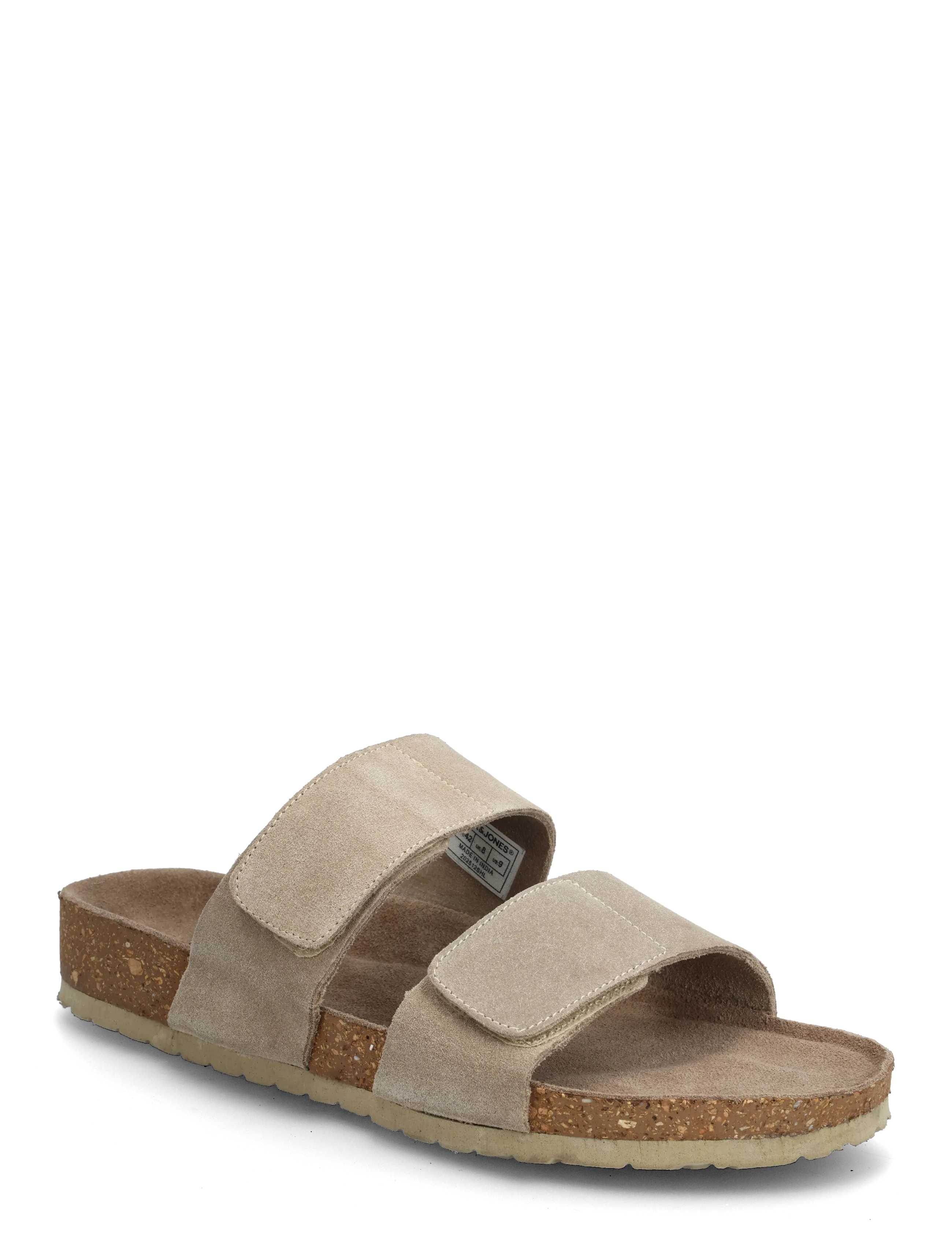 Jack & Jones JFWMALTA SUEDE SANDAL - Sommersko - PLAZA TAUPE / beige