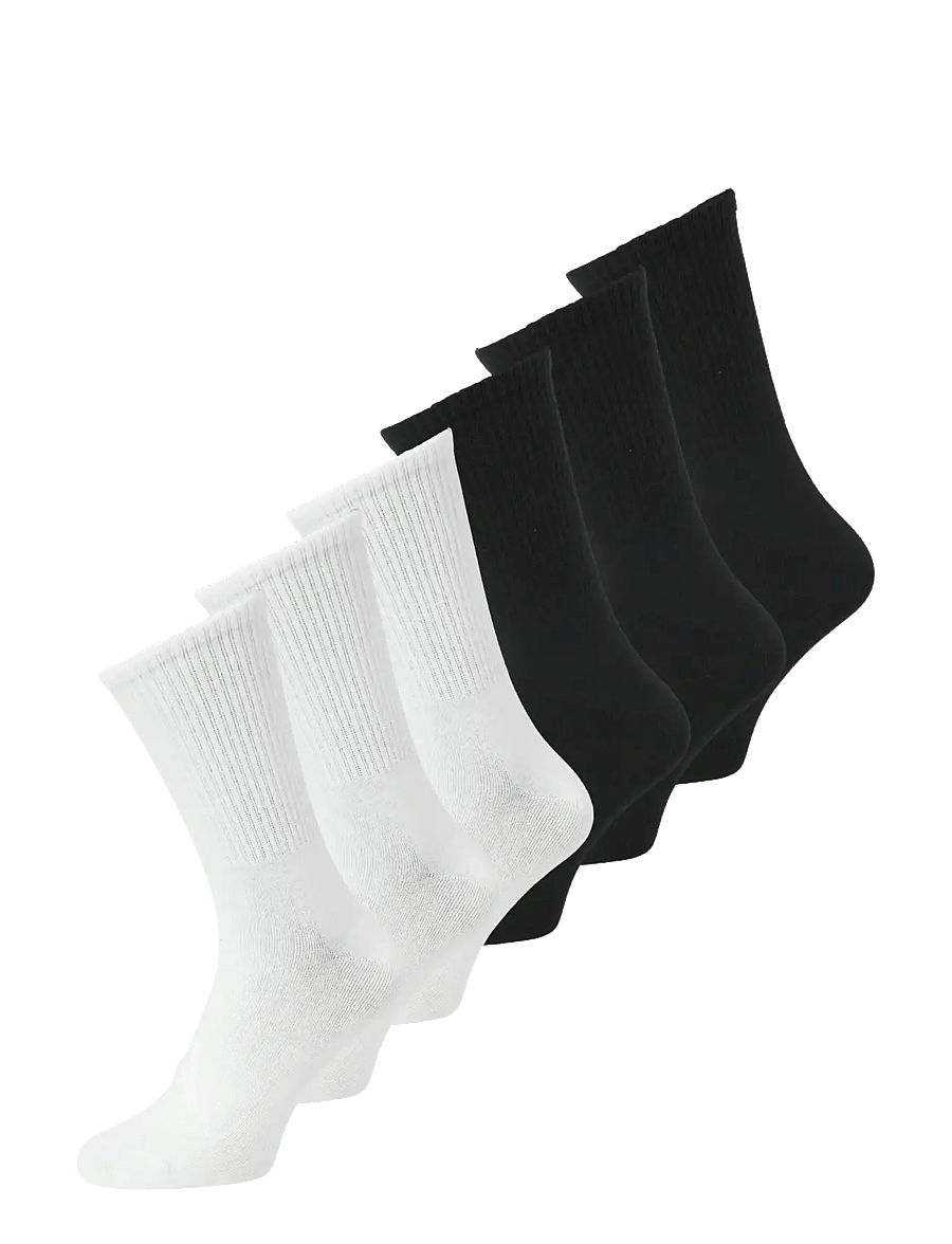 Jack & Jones - JACNOLAN SOLID TENNIS SOCKS 6 PACK - crew socks - white - 0