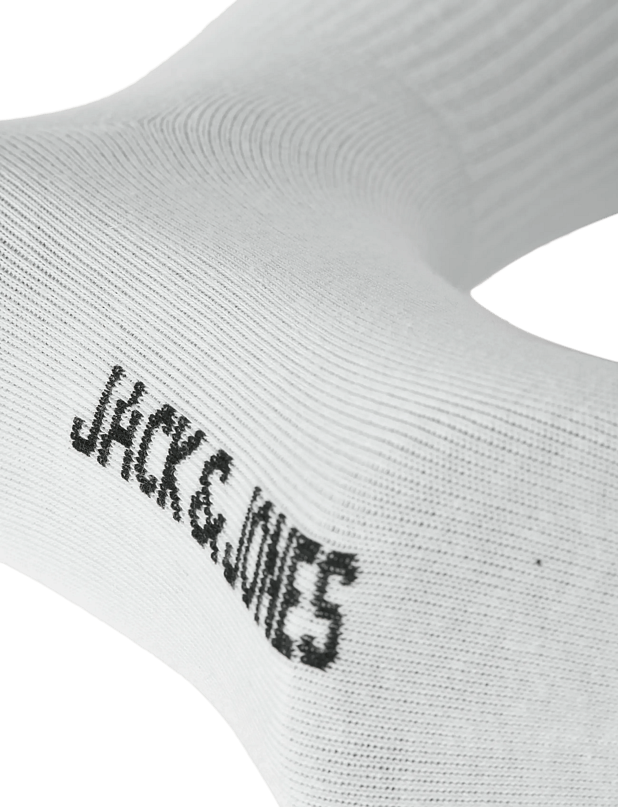 Jack & Jones - JACNOLAN SOLID TENNIS SOCKS 6 PACK - crew socks - white - 1