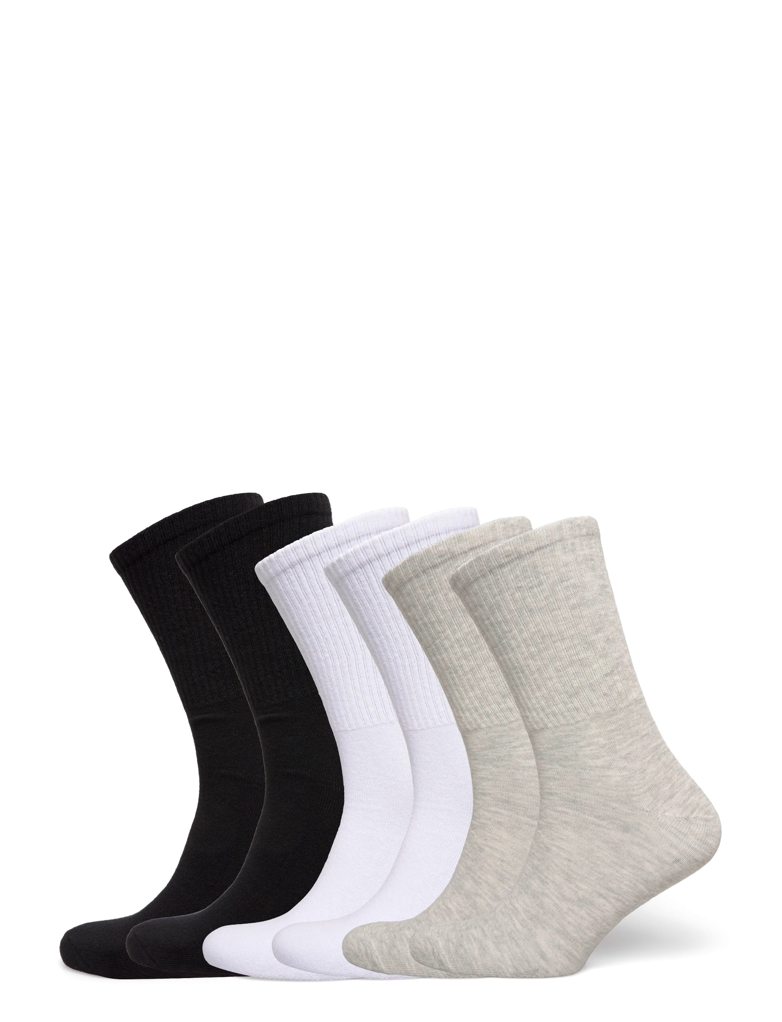 JACK & JONES Jacnolan Solid Tennis Socken 6 Pack Weiß - One Size - Herren
