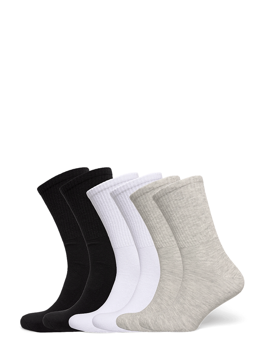 Jack & Jones - JACNOLAN SOLID TENNIS SOCKS 6 PACK - tennissocken - white - 0