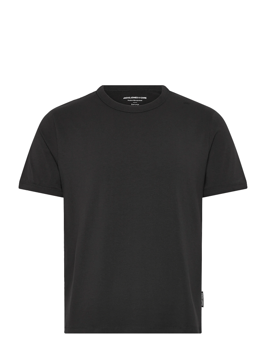 Jack & Jones - JCOMINERAL TONAL BINDED TEE SS CREW NECK - korte mouwen - black - 1