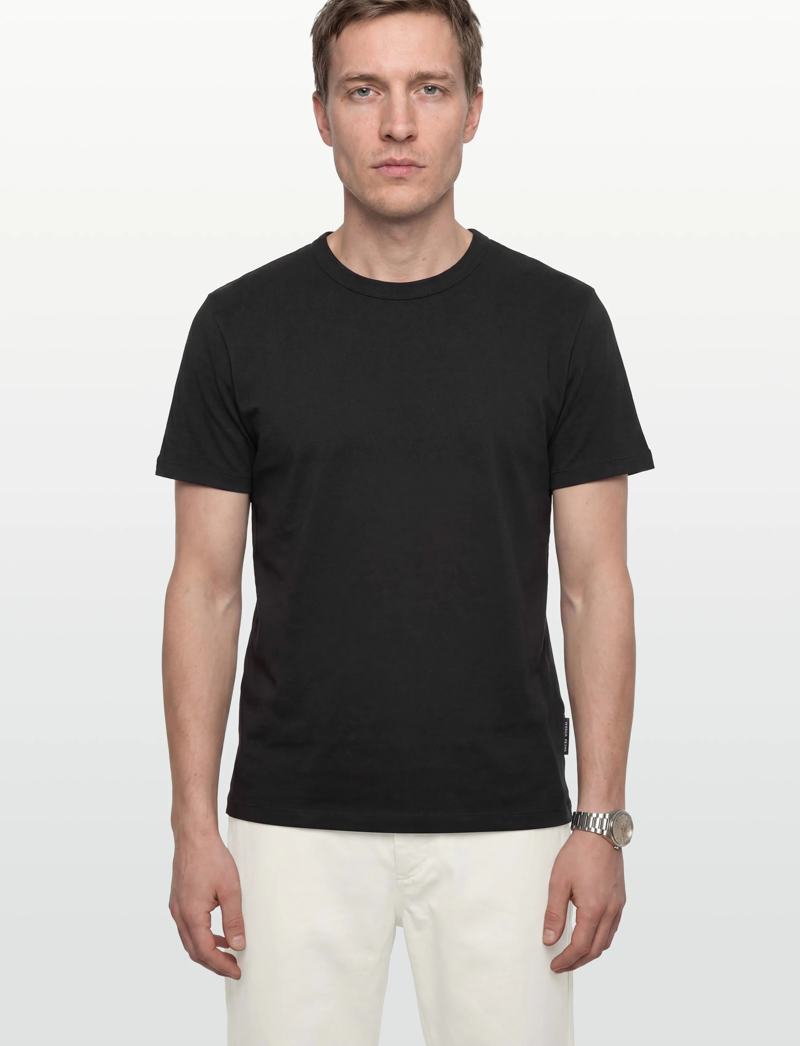 Jack & Jones - JCOMINERAL TONAL BINDED TEE SS CREW NECK - korte mouwen - black - 3