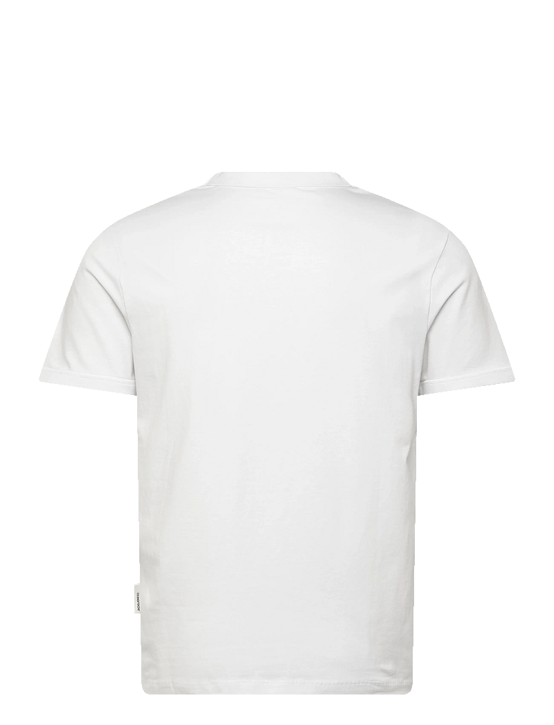 Jack & Jones - JCOMINERAL TONAL BINDED TEE SS CREW NECK - lühikeste varrukatega t-särgid - bright white - 1
