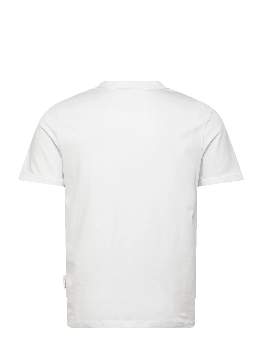 Jack & Jones - JCOMINERAL TONAL BINDED TEE SS CREW NECK - kortärmade t-shirts - bright white - 1