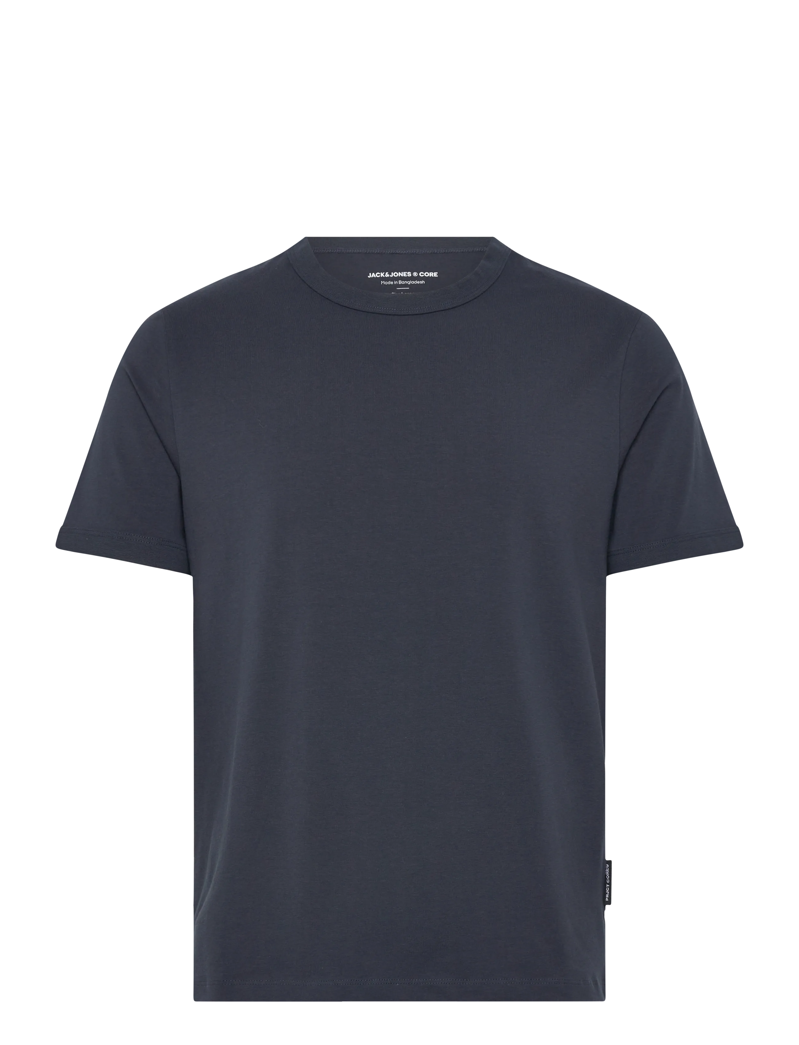 JACK & JONES Jcomineral Tonal Binded Tee Ss Crew Neck Navy - M - Herren