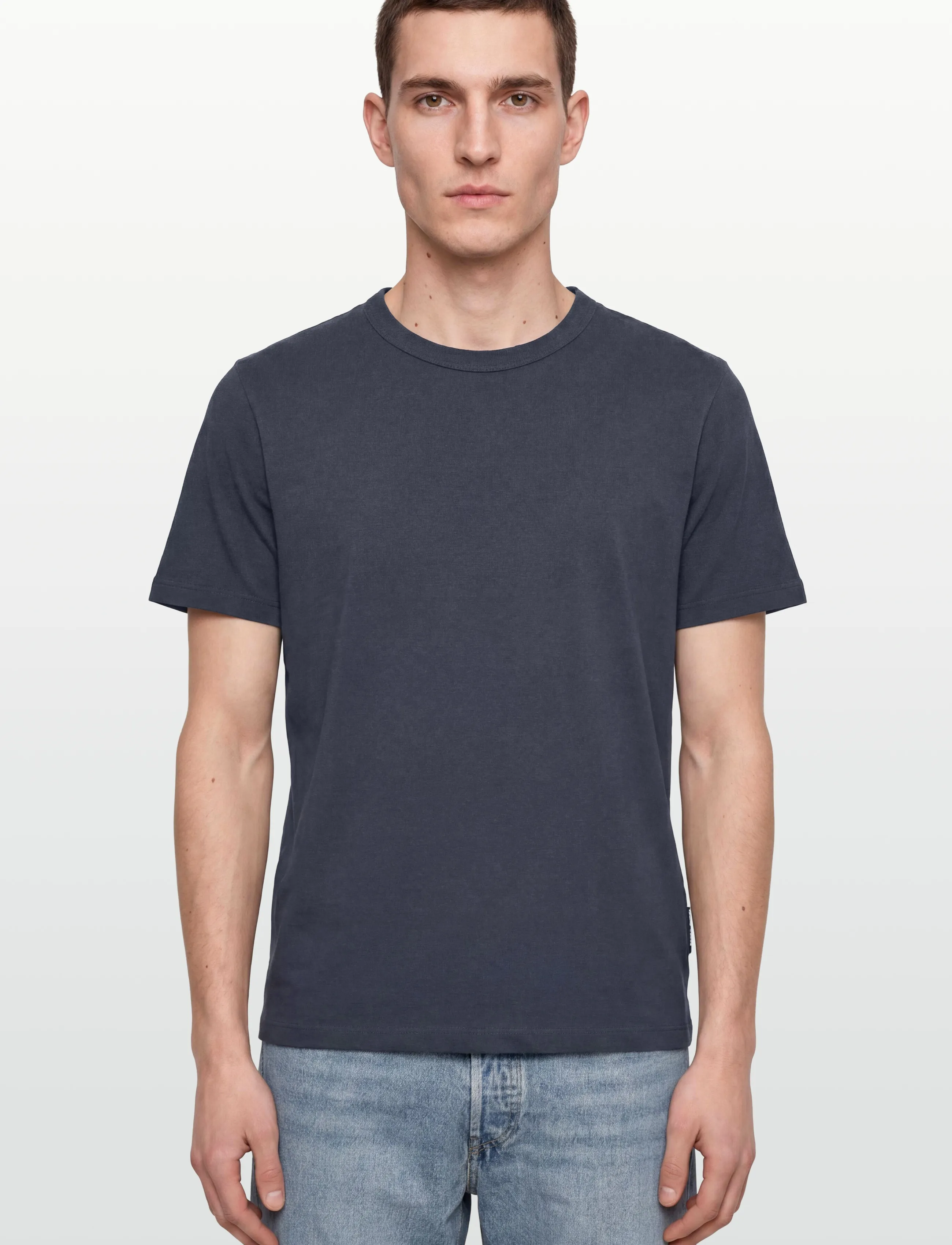 Jack & Jones - JCOMINERAL TONAL BINDED TEE SS CREW NECK - kurzärmelig - outer space - 3