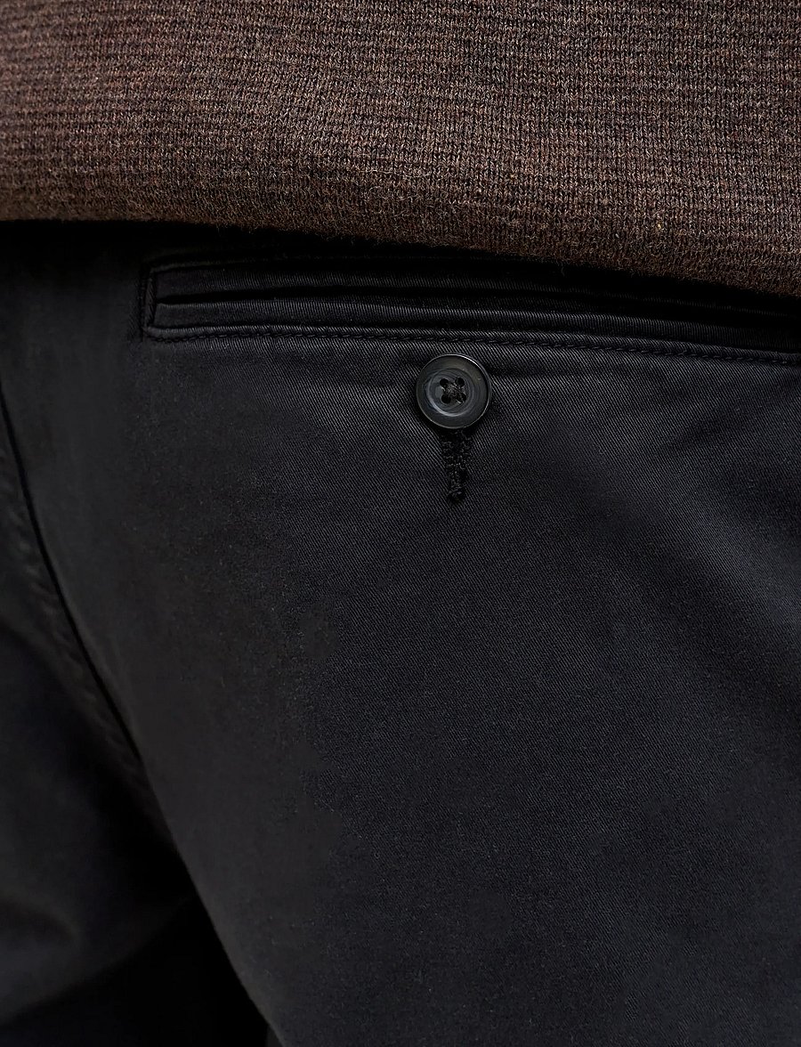 Jack & Jones - JPSTOLLIE VANCE CHINO NOOS - casual trousers - black - 5