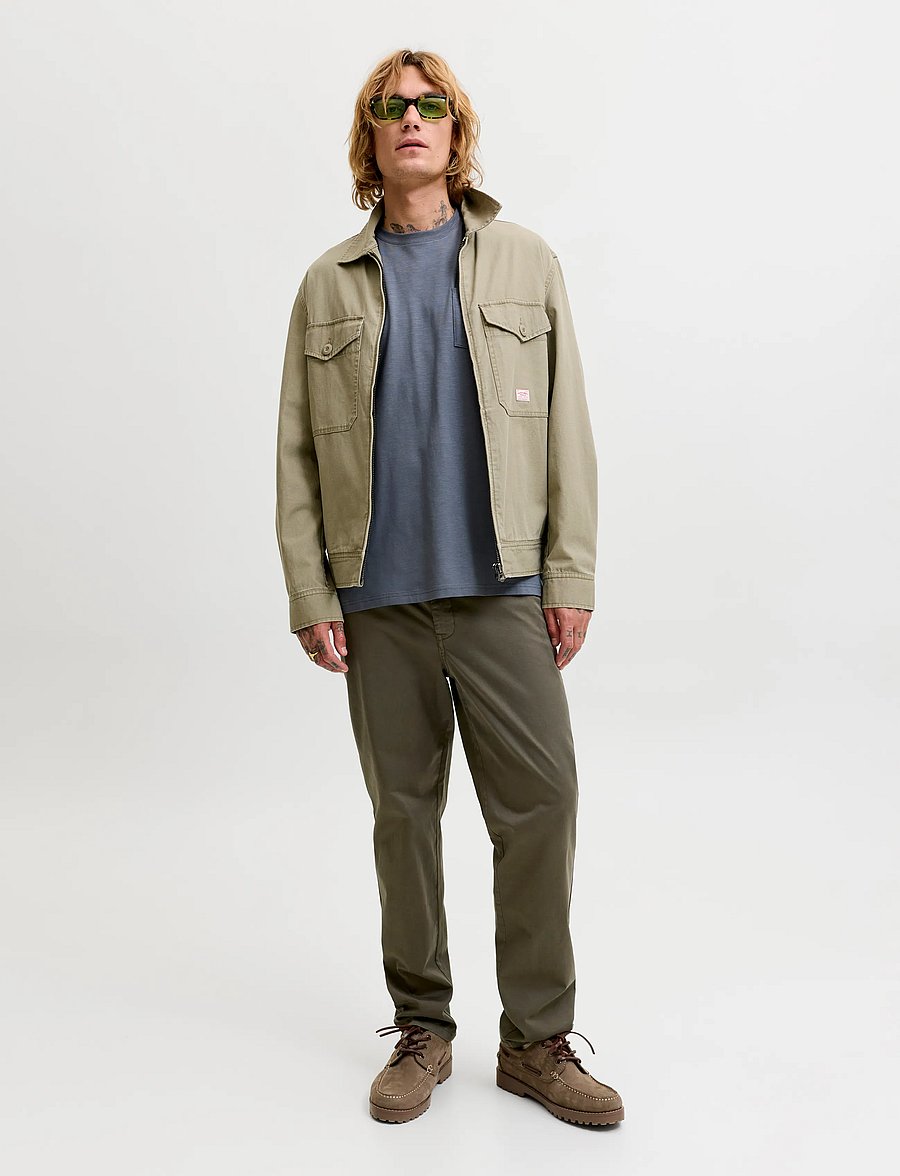 Jack & Jones - JPSTOLLIE VANCE CHINO NOOS - casual byxor - crocodile - 4