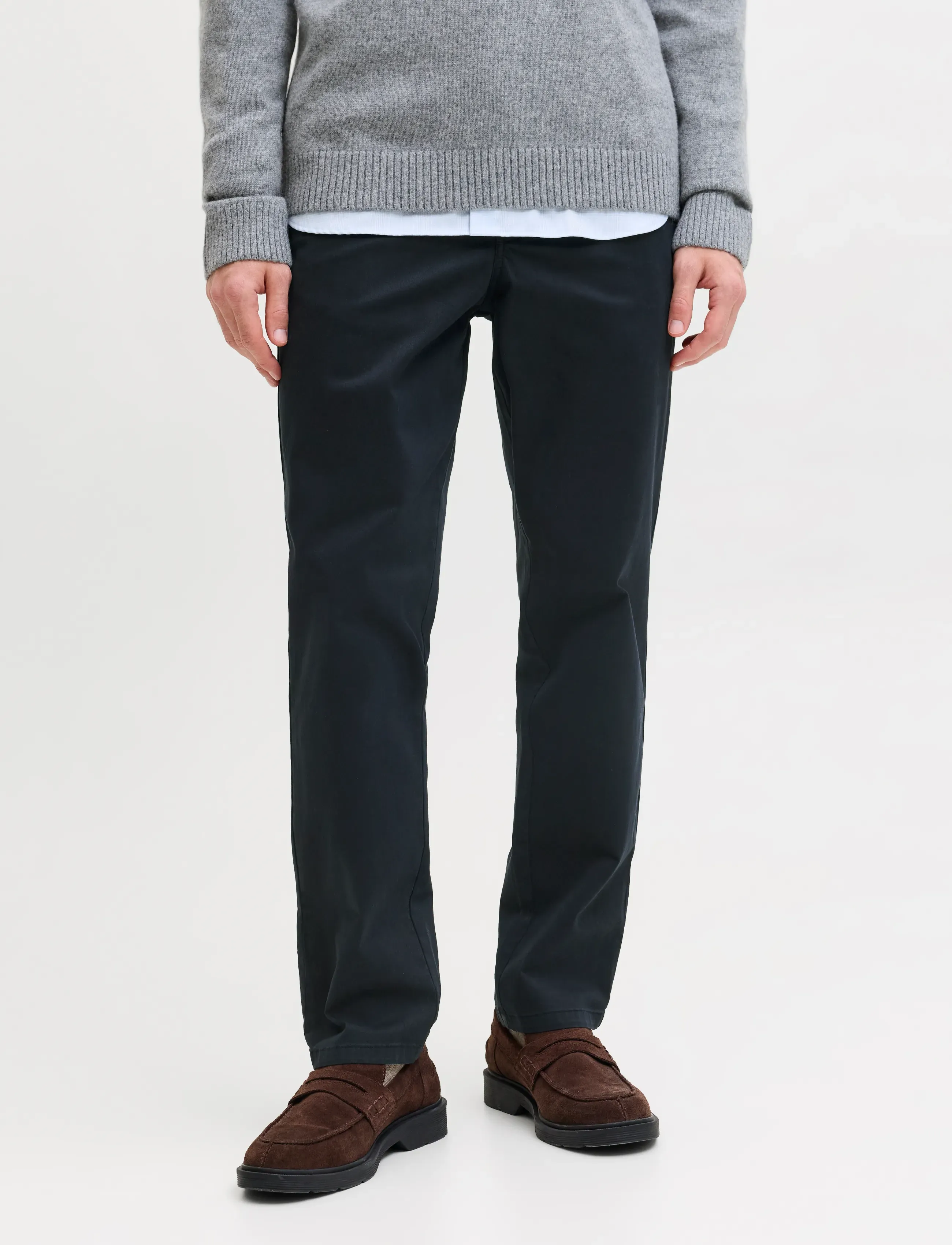 Jack & Jones JPSTOLLIE VANCE CHINO NOOS - Chinos - DARK NAVY / navy