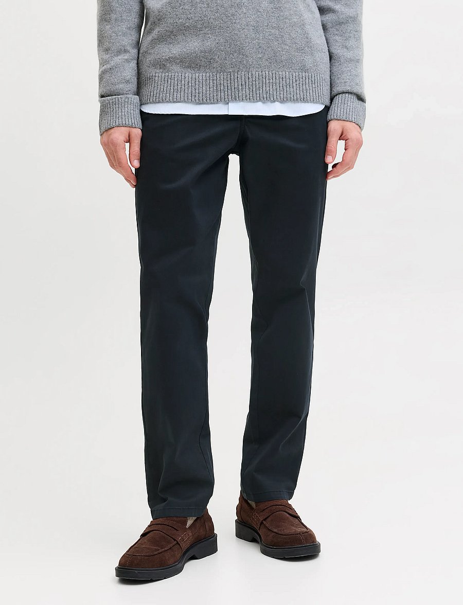 Jack & Jones - JPSTOLLIE VANCE CHINO NOOS - freizeithosen - dark navy - 0