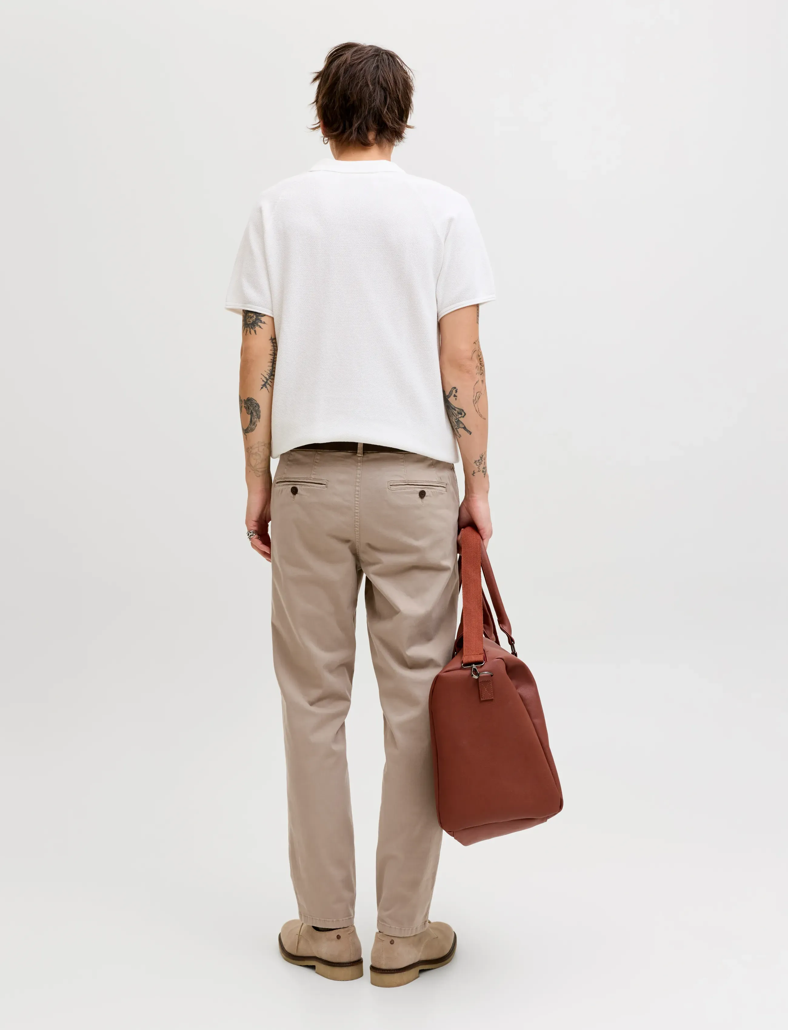 Jack & Jones - JPSTOLLIE VANCE CHINO NOOS - vabaaja püksid - lemon pepper - 3