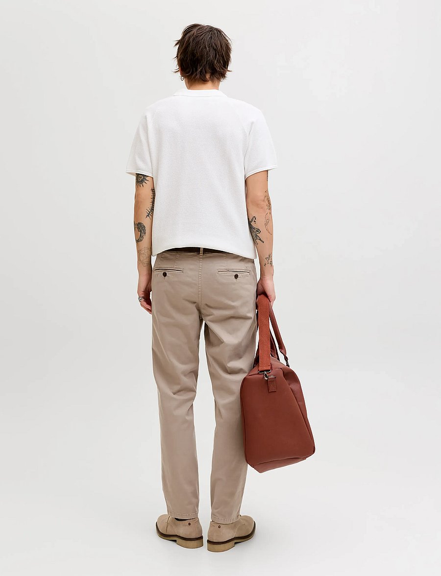 Jack & Jones - JPSTOLLIE VANCE CHINO NOOS - freizeithosen - lemon pepper - 3