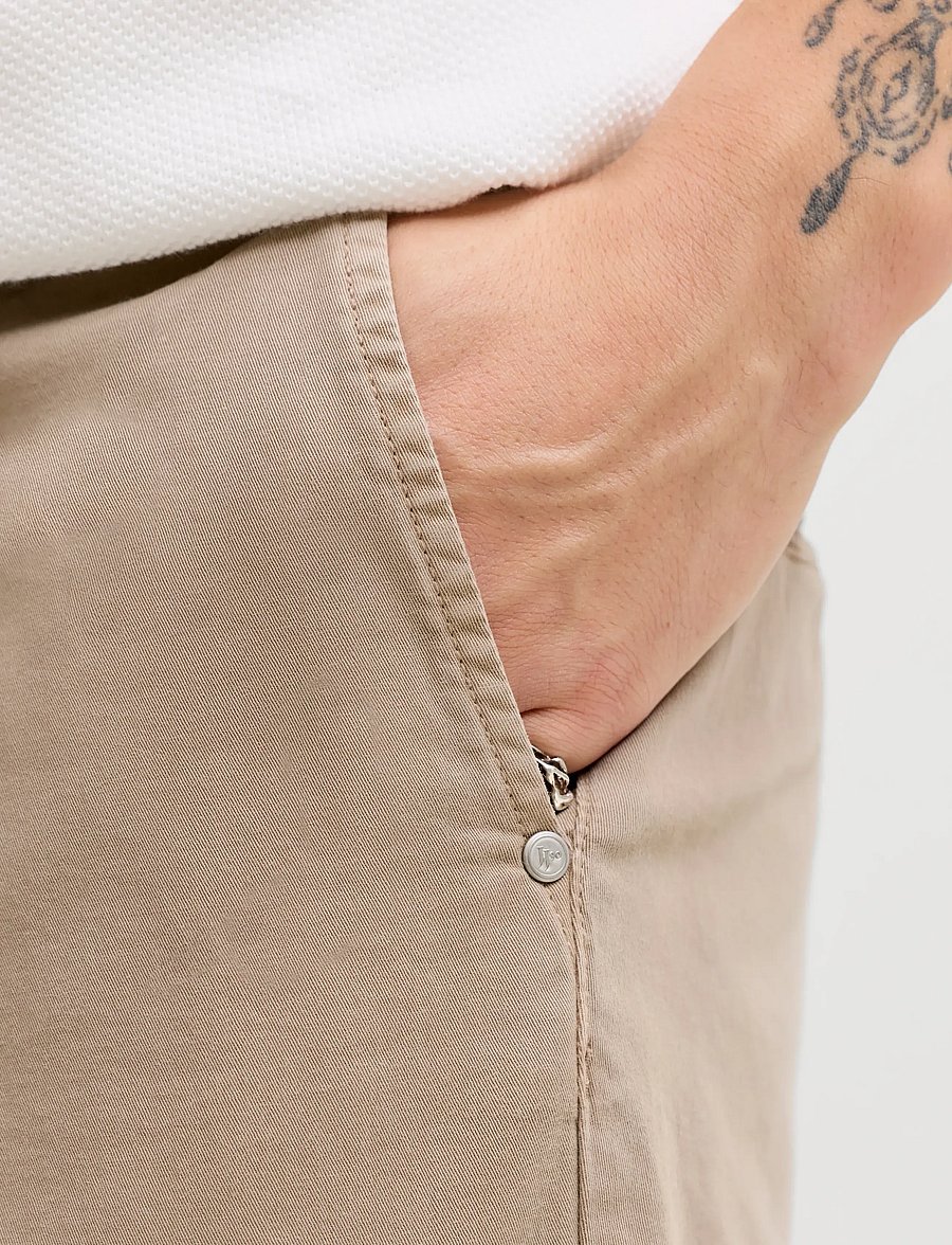 Jack & Jones - JPSTOLLIE VANCE CHINO NOOS - freizeithosen - lemon pepper - 5