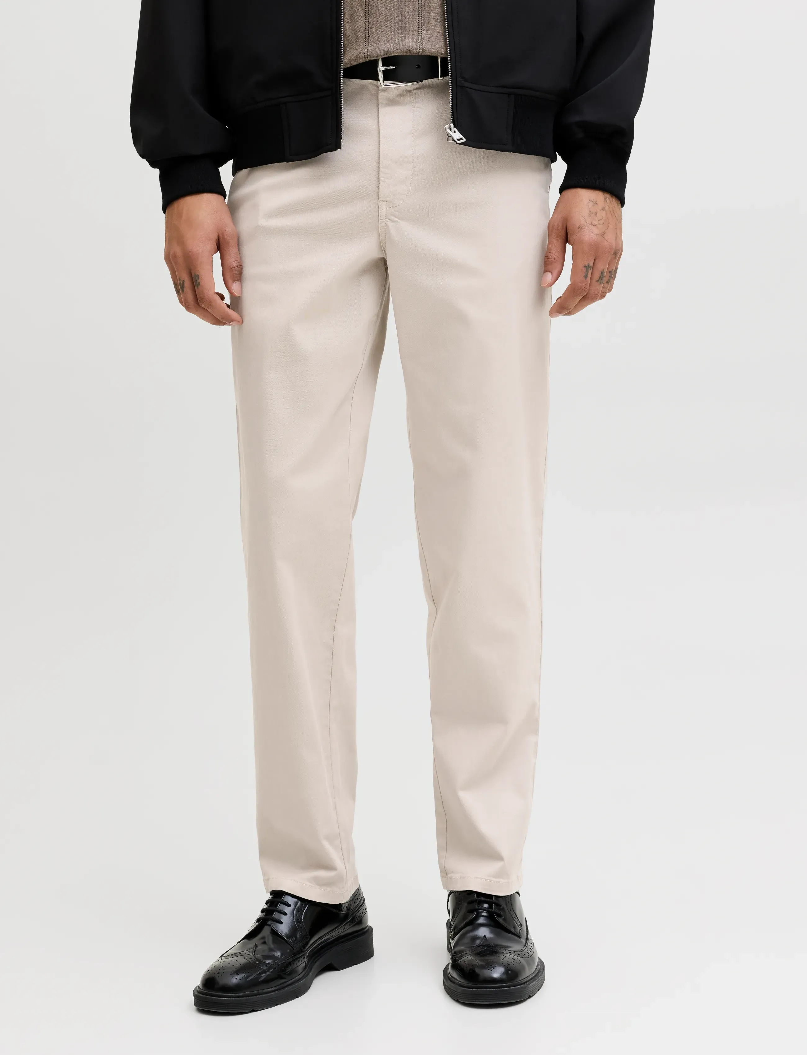 Jack & Jones Jpstollie Vance Chino Noos, 34 x 30, Trousers, Beige - Casual, Männerswear
