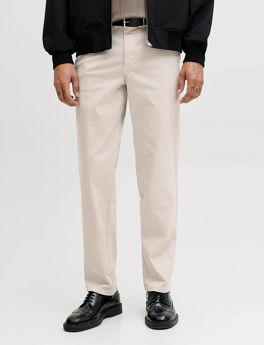 Jack & Jones - JPSTOLLIE VANCE CHINO NOOS - freizeithosen - pumice stone - 0