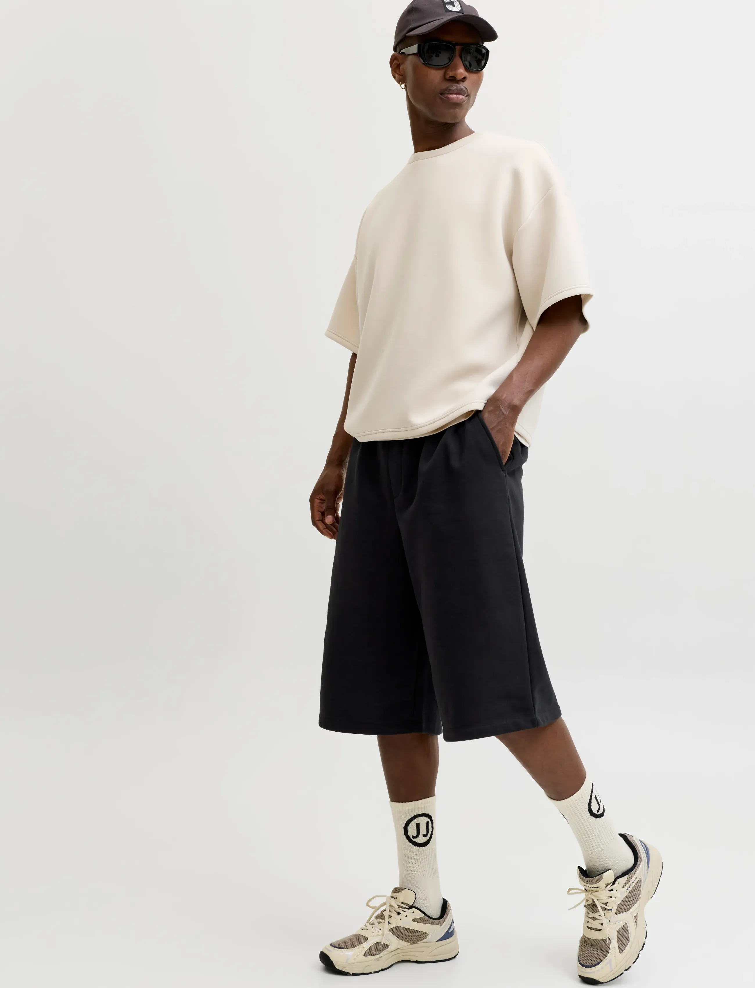 JACK & JONES Jpstowen Falls Sweat Shorts Xxlng Ln herr – bild 5