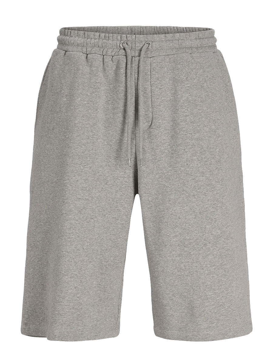 Jack & Jones - JPSTOWEN FALLS SWEAT SHORTS XXLNG LN - sweatshorts - light grey melange - 1