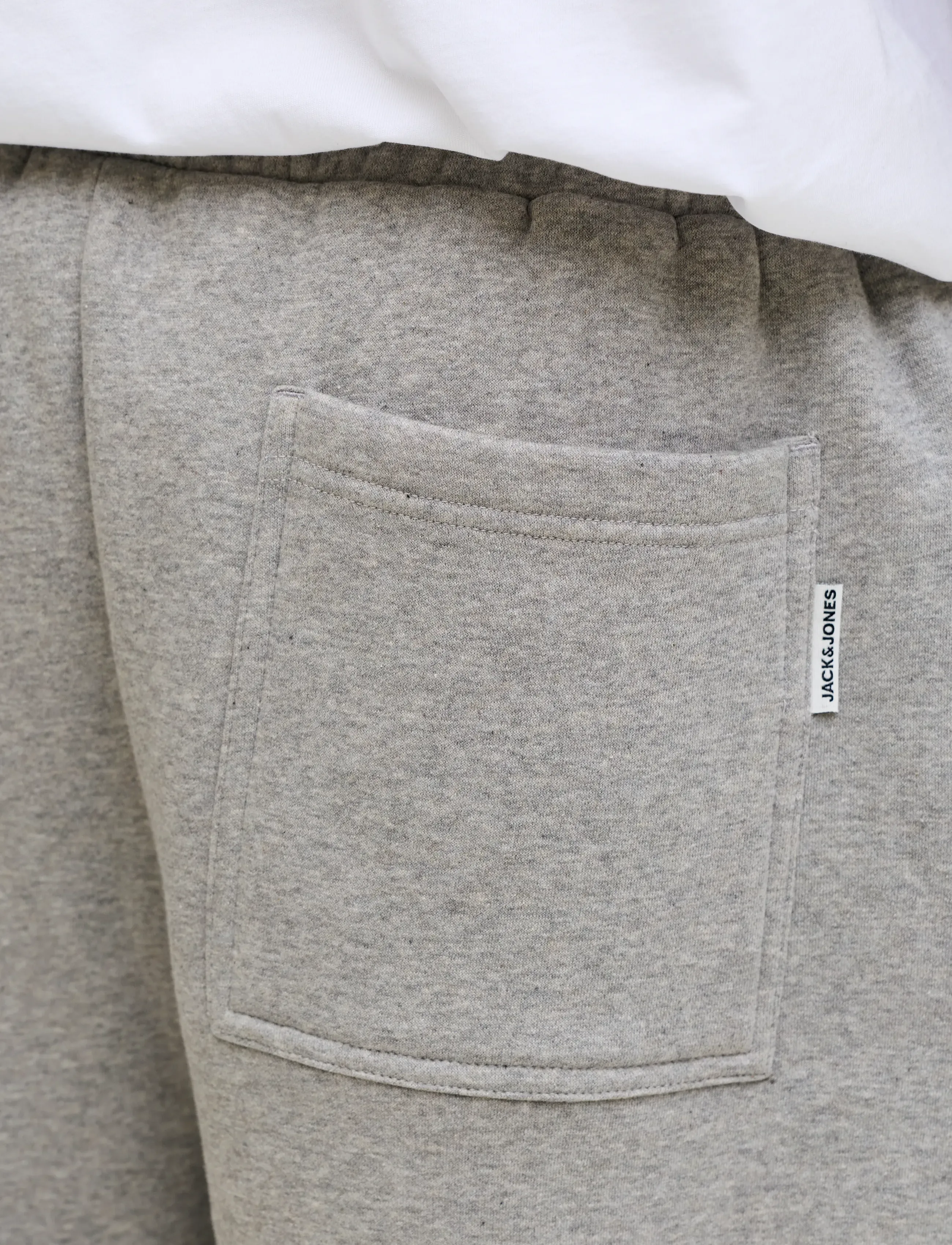 Jack & Jones JPSTOWEN FALLS SWEAT SHORTS XXLNG LN - Streetstyle - LIGHT GREY MELANGE / grey