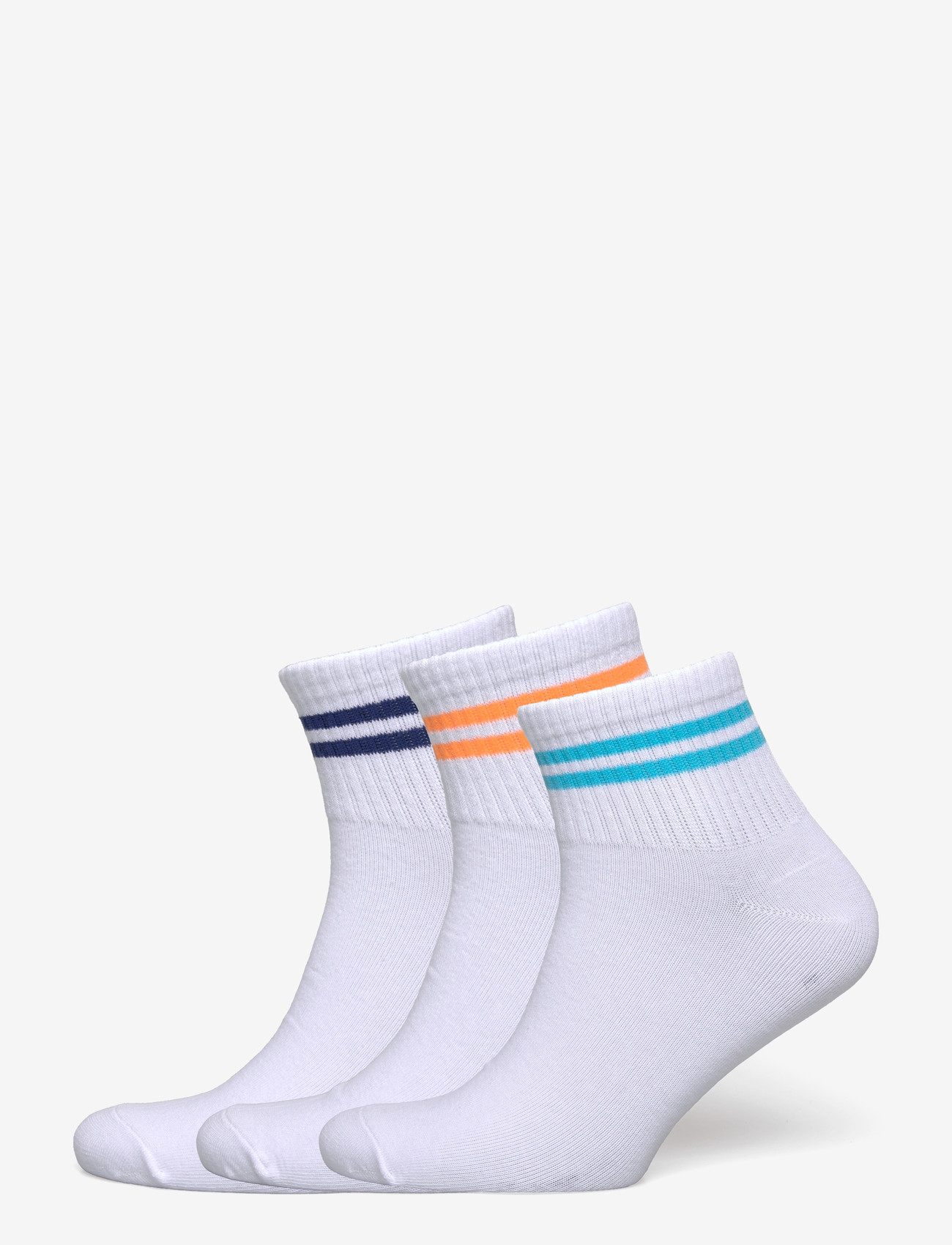 Jack & Jones - JACJOE SOLID SHORT SOCKS 3 PACK - sokkide mitmikpakk - white - 0