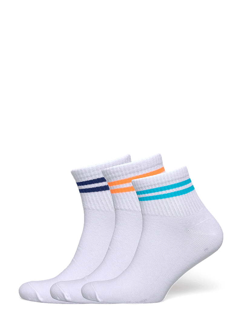 Jack & Jones - JACJOE SOLID SHORT SOCKS 3 PACK - sokkide mitmikpakk - white - 0