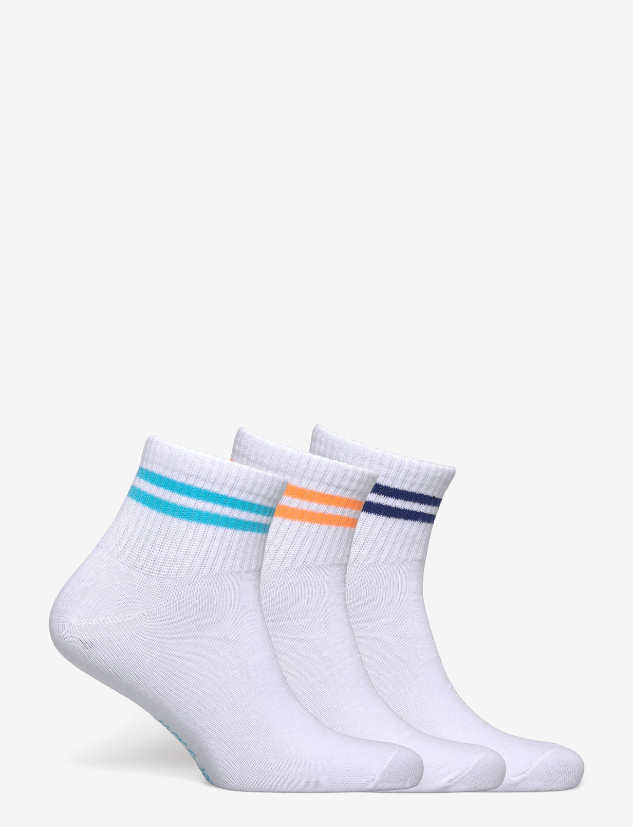 Jack & Jones - JACJOE SOLID SHORT SOCKS 3 PACK - sokkide mitmikpakk - white - 1
