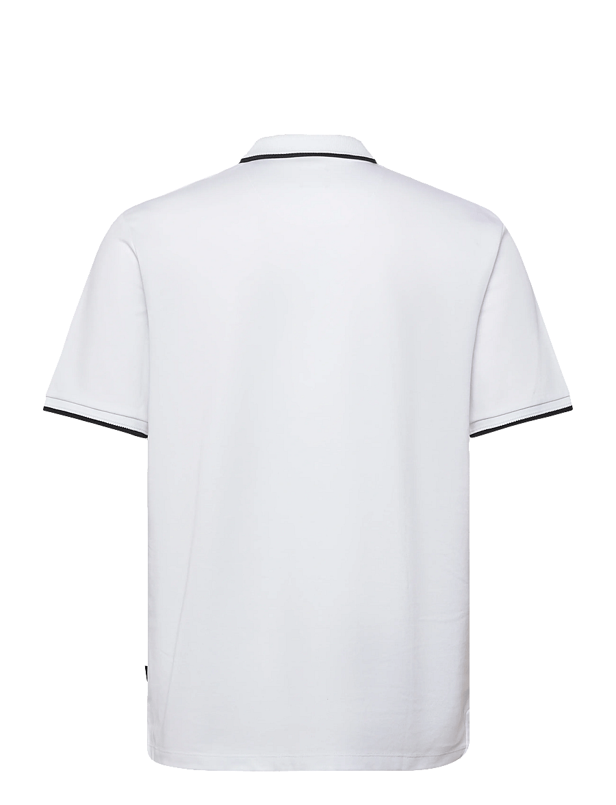 Jack & Jones - JPRBLAETHAN DETAIL SS POLO SN - kortærmede poloer - bright white - 2
