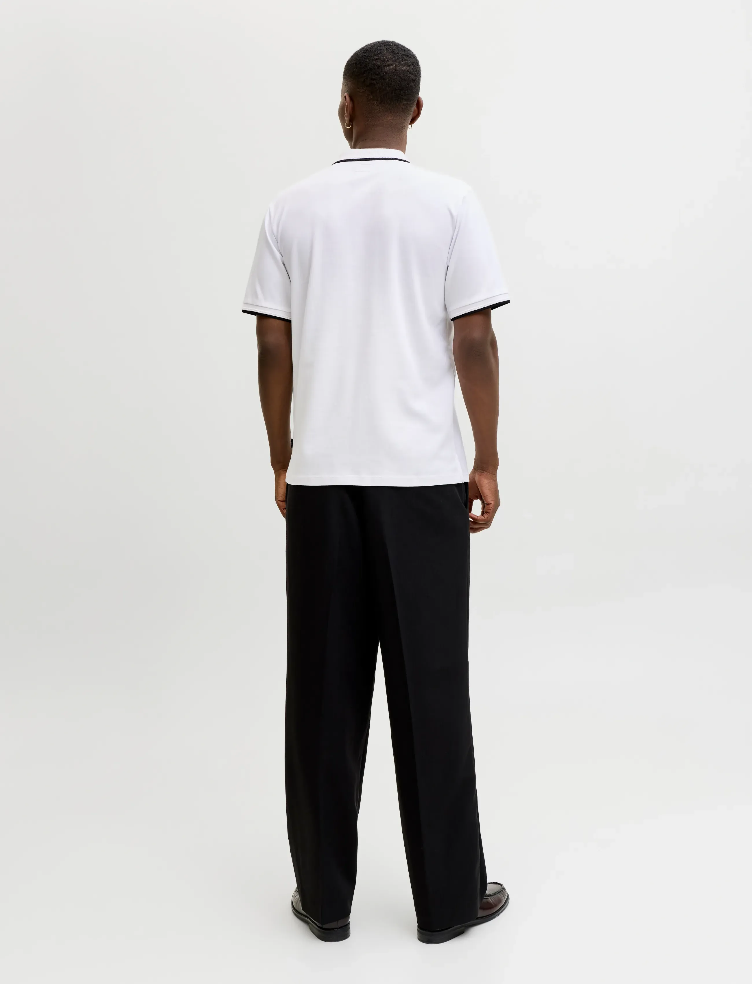 Jack & Jones - JPRBLAETHAN DETAIL SS POLO SN - kortærmede poloer - bright white - 3