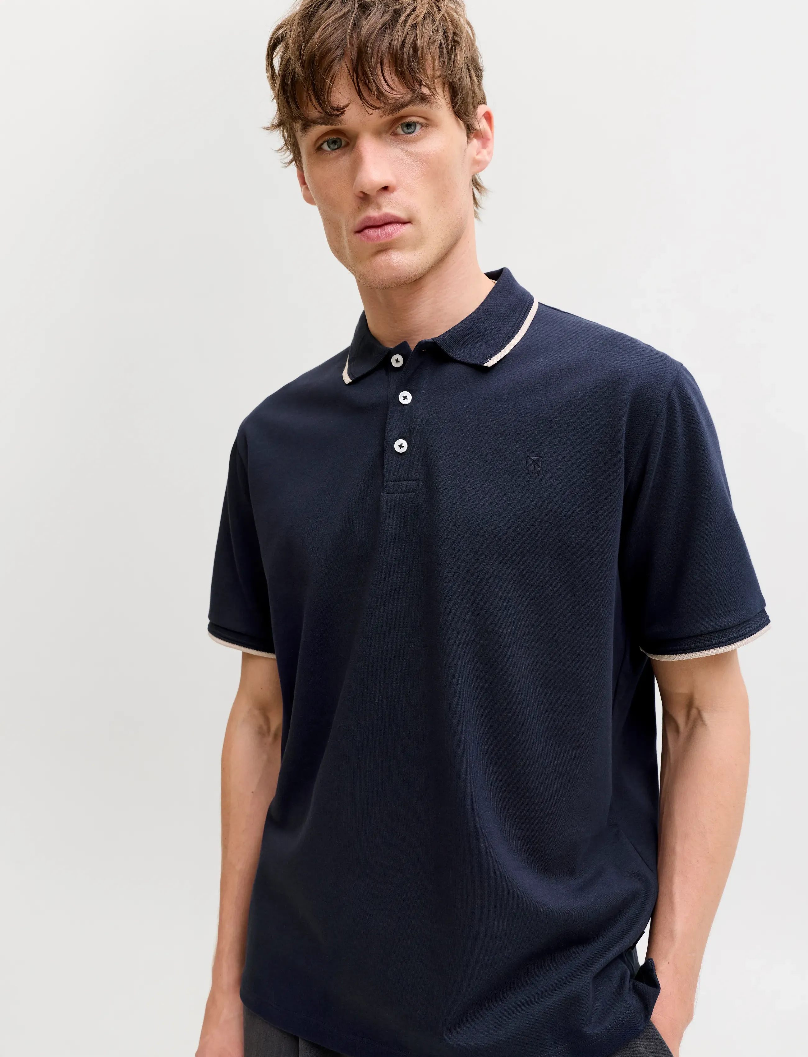 JACK & JONES Jprblaethan Detail Ss Polo Sn pikéer herr – bild 5