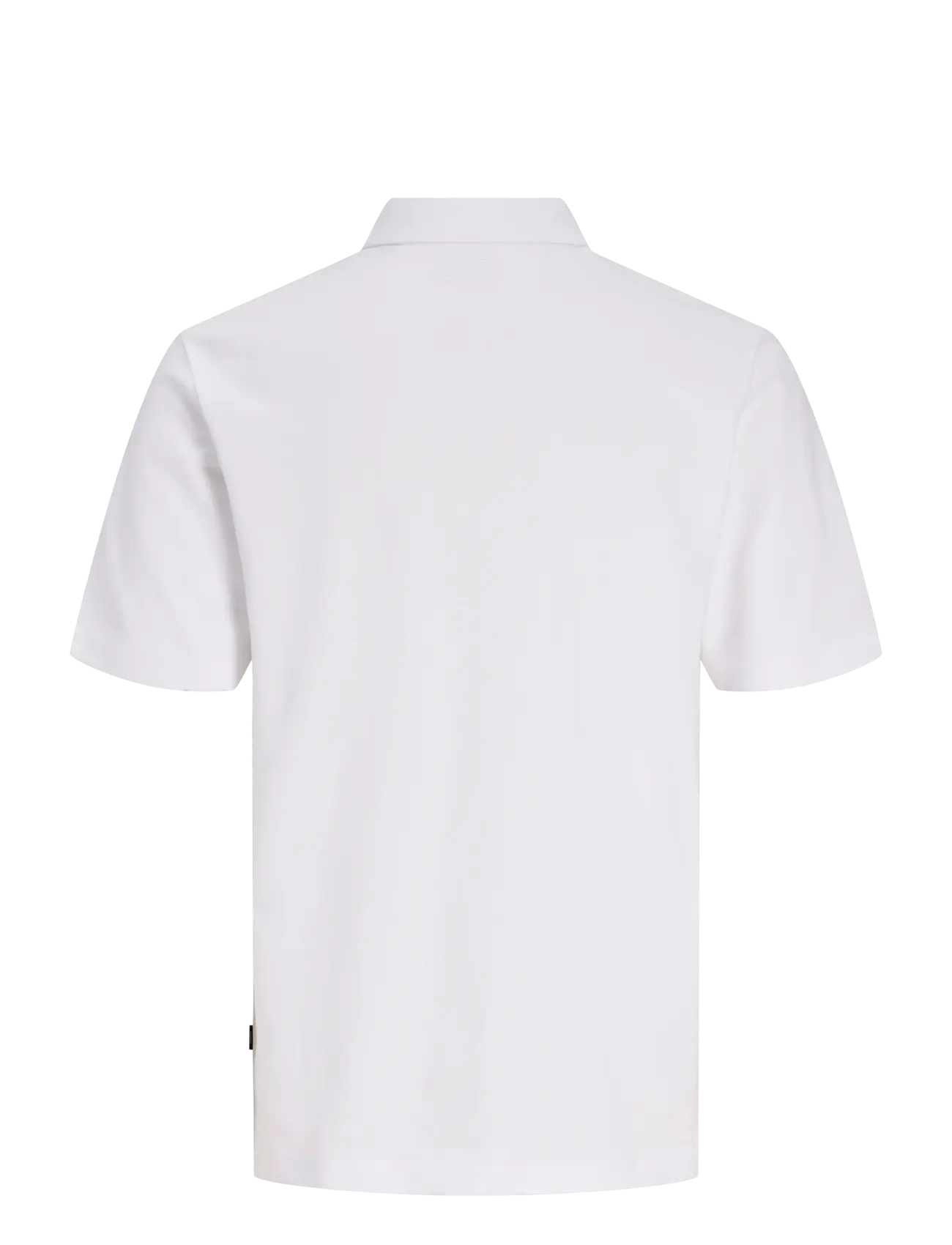 Jack & Jones - JPRBLAETHAN SS ZIP POLO SN - short-sleeved polos - bright white - 2