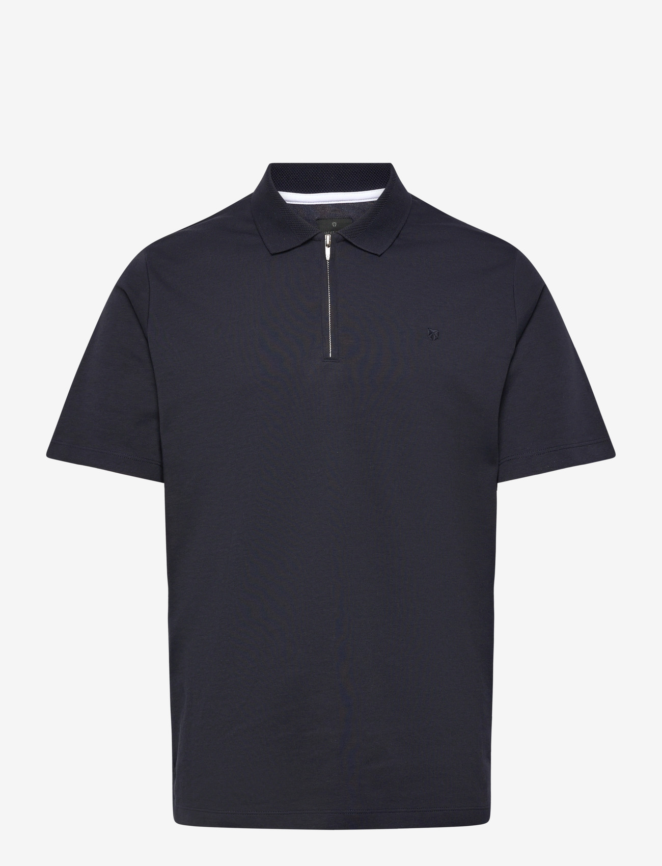 Jack & Jones - JPRBLAETHAN SS ZIP POLO SN - kurzärmelig - night sky - 1