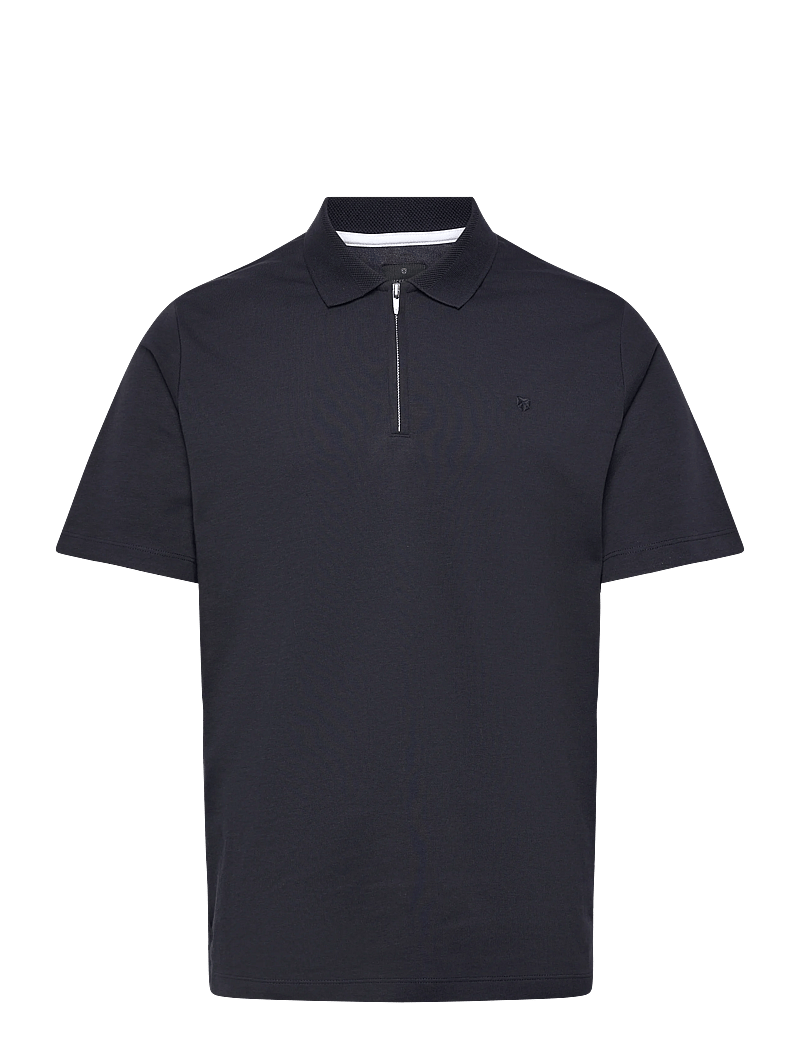 Jack & Jones - JPRBLAETHAN SS ZIP POLO SN - kurzärmelig - night sky - 1