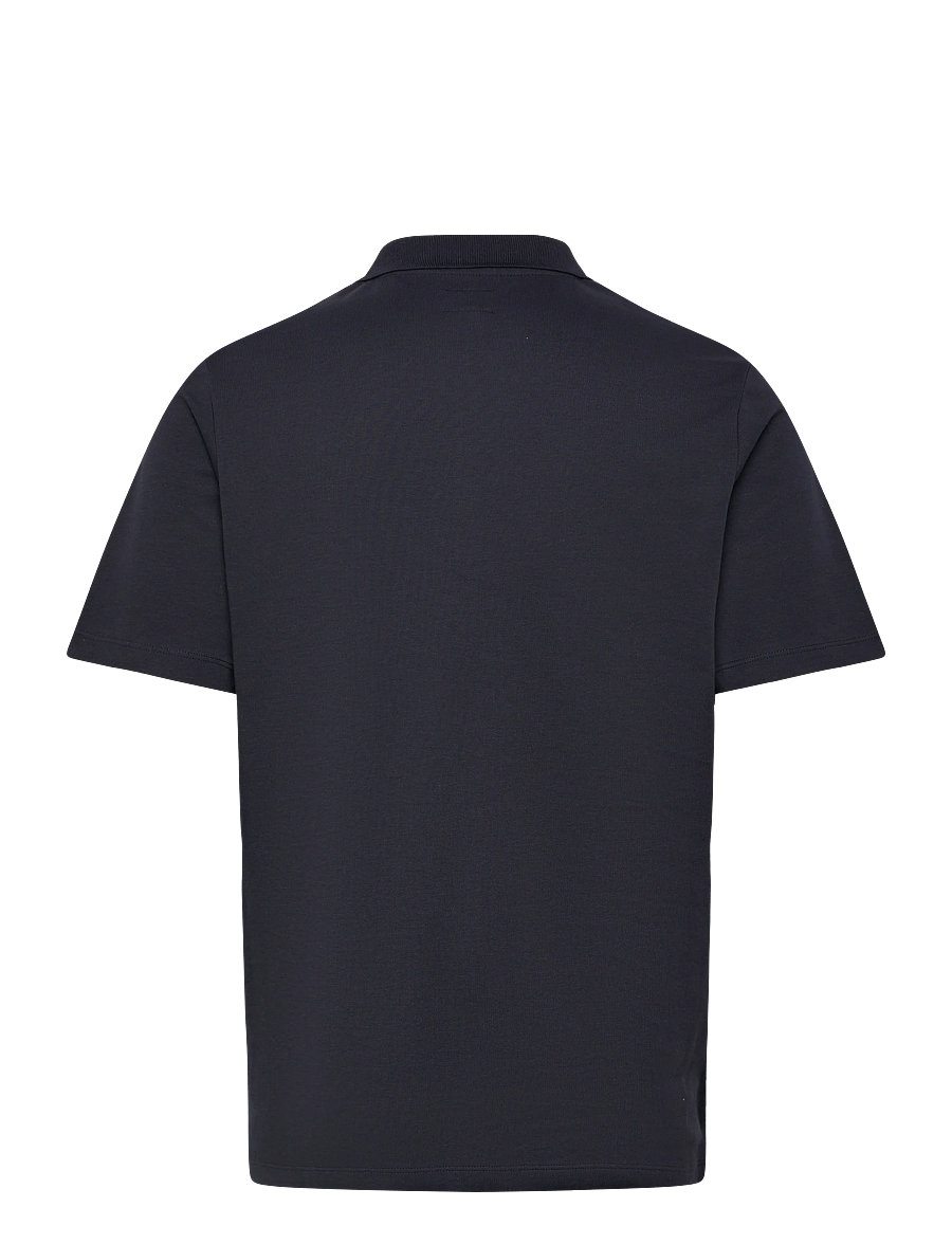 Jack & Jones - JPRBLAETHAN SS ZIP POLO SN - kortärmade pikéer - night sky - 2
