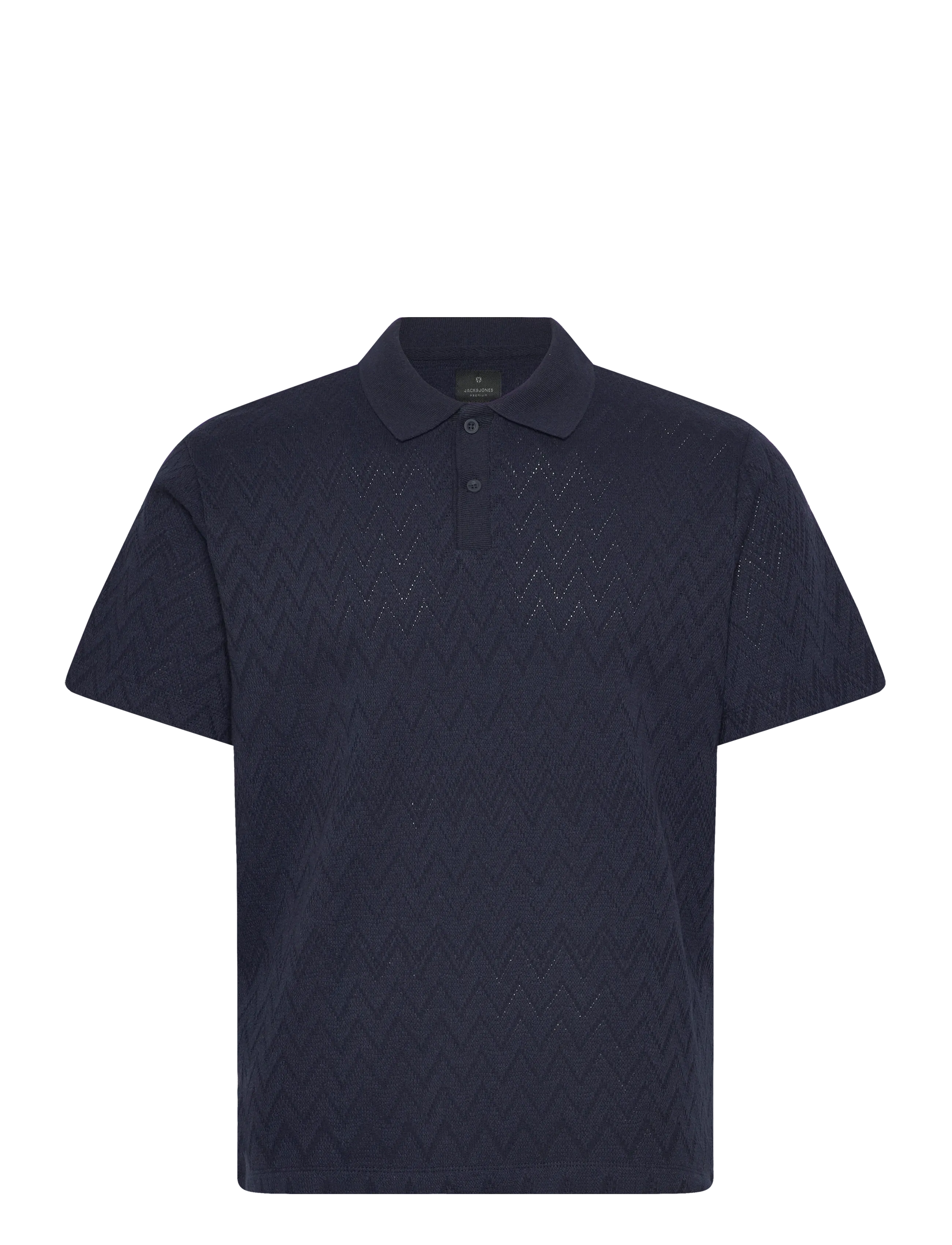 Jprblatrenton Ss Jacquard Polo