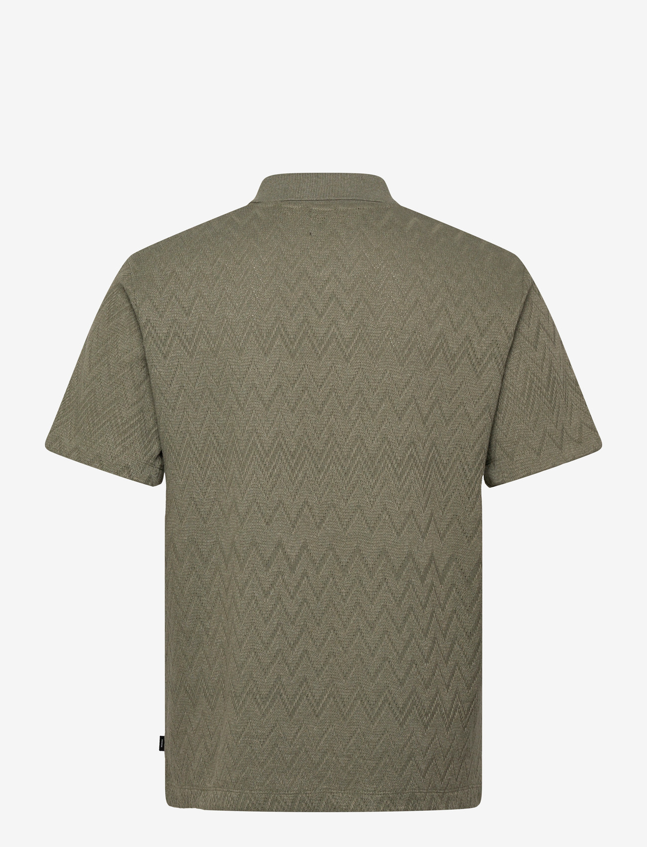 Jack & Jones - JPRBLATRENTON SS JACQUARD POLO - kortærmede poloer - smokey olive - 1