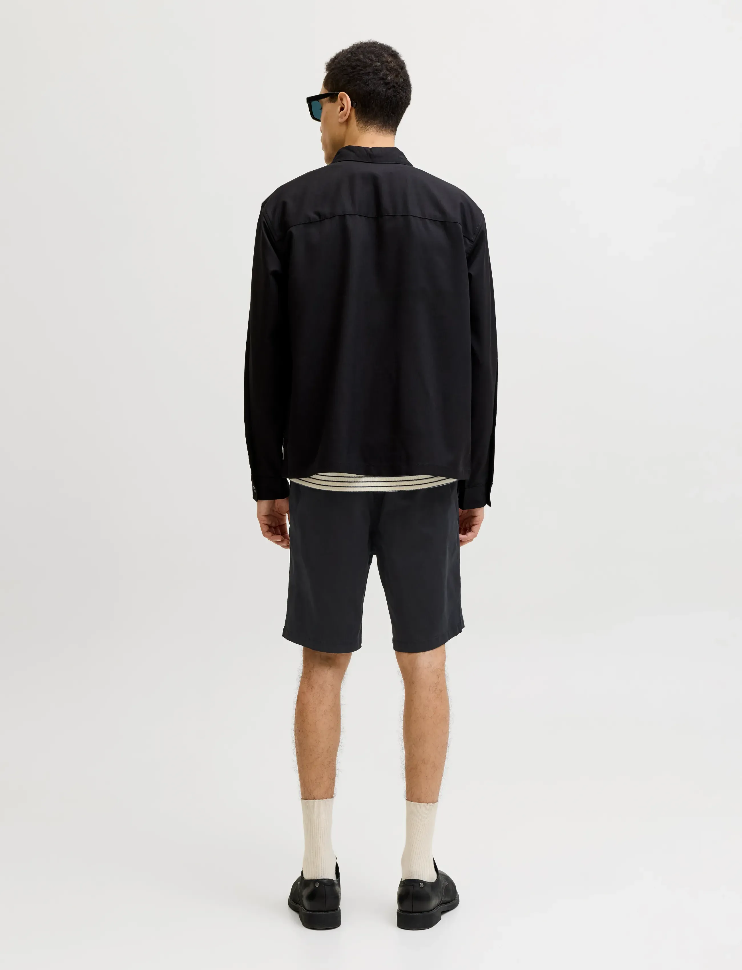 Jack & Jones - JPSTACE VANCE CHINO SHORTS REG SN - chinos shorts - black - 3