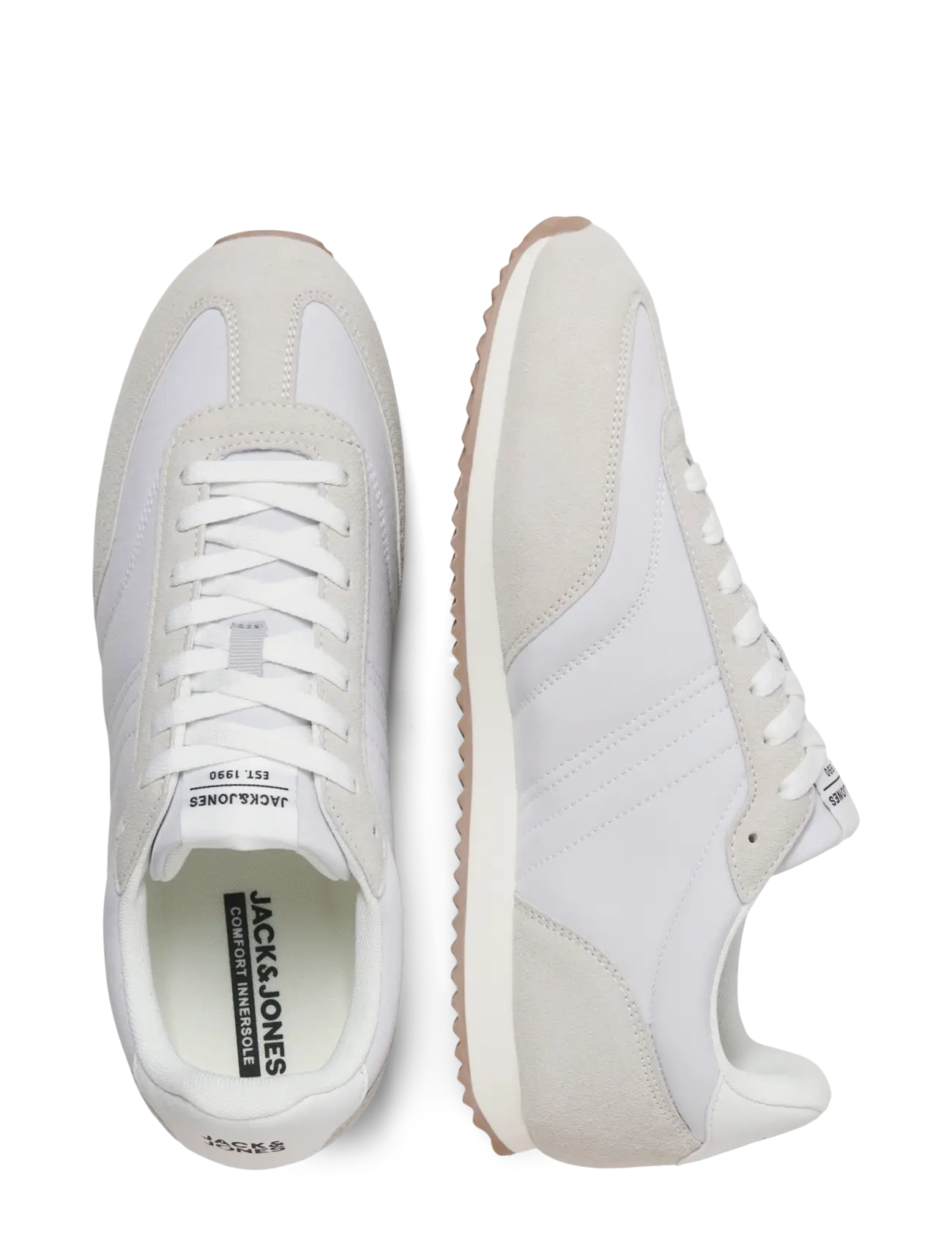 Jack & Jones - JFWBURTON RUNNER INTERNATIONAL CAMPAIGN - lave sneakers - white onyx - 4