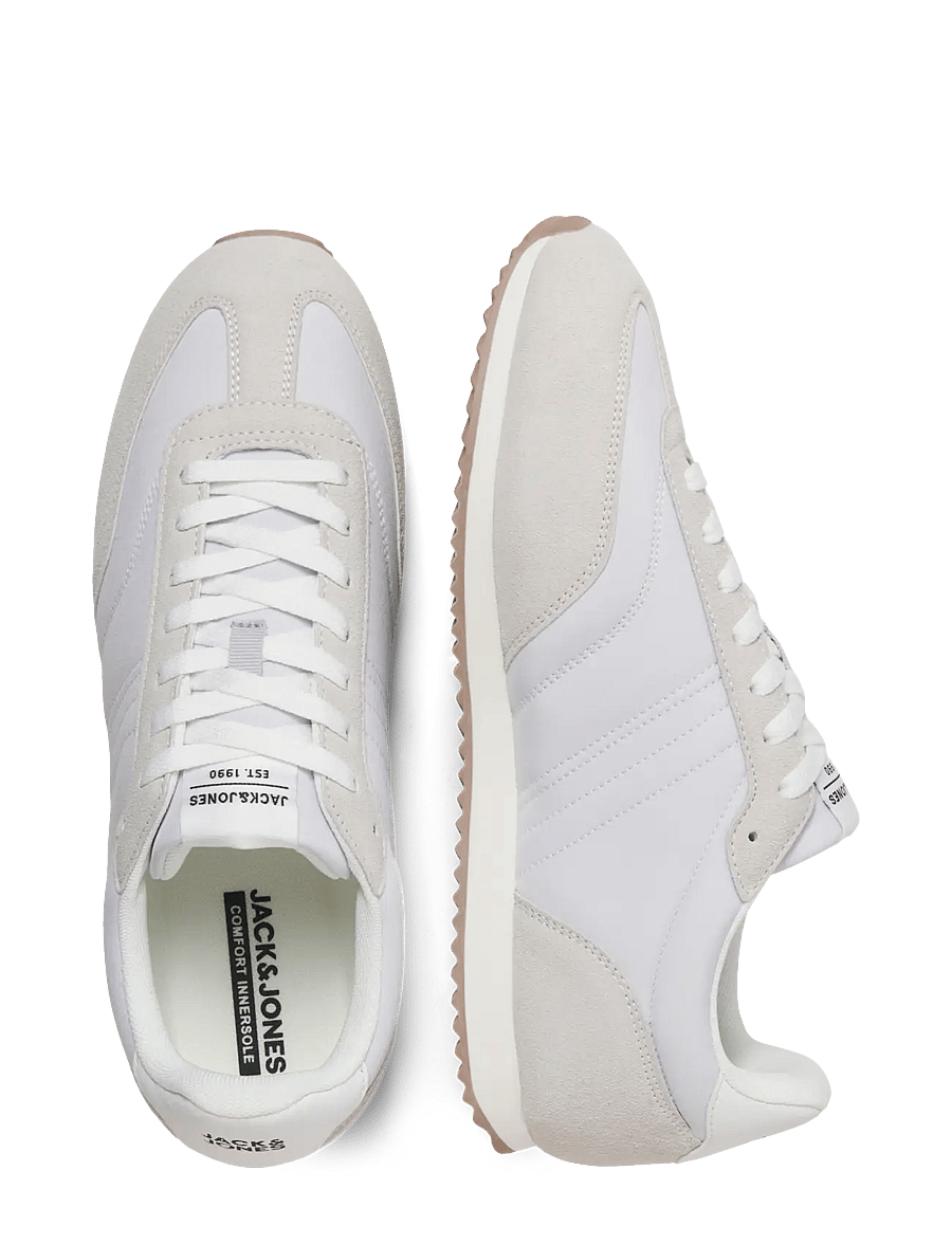 Jack & Jones - JFWBURTON RUNNER INTERNATIONAL CAMPAIGN - madala säärega - white onyx - 4