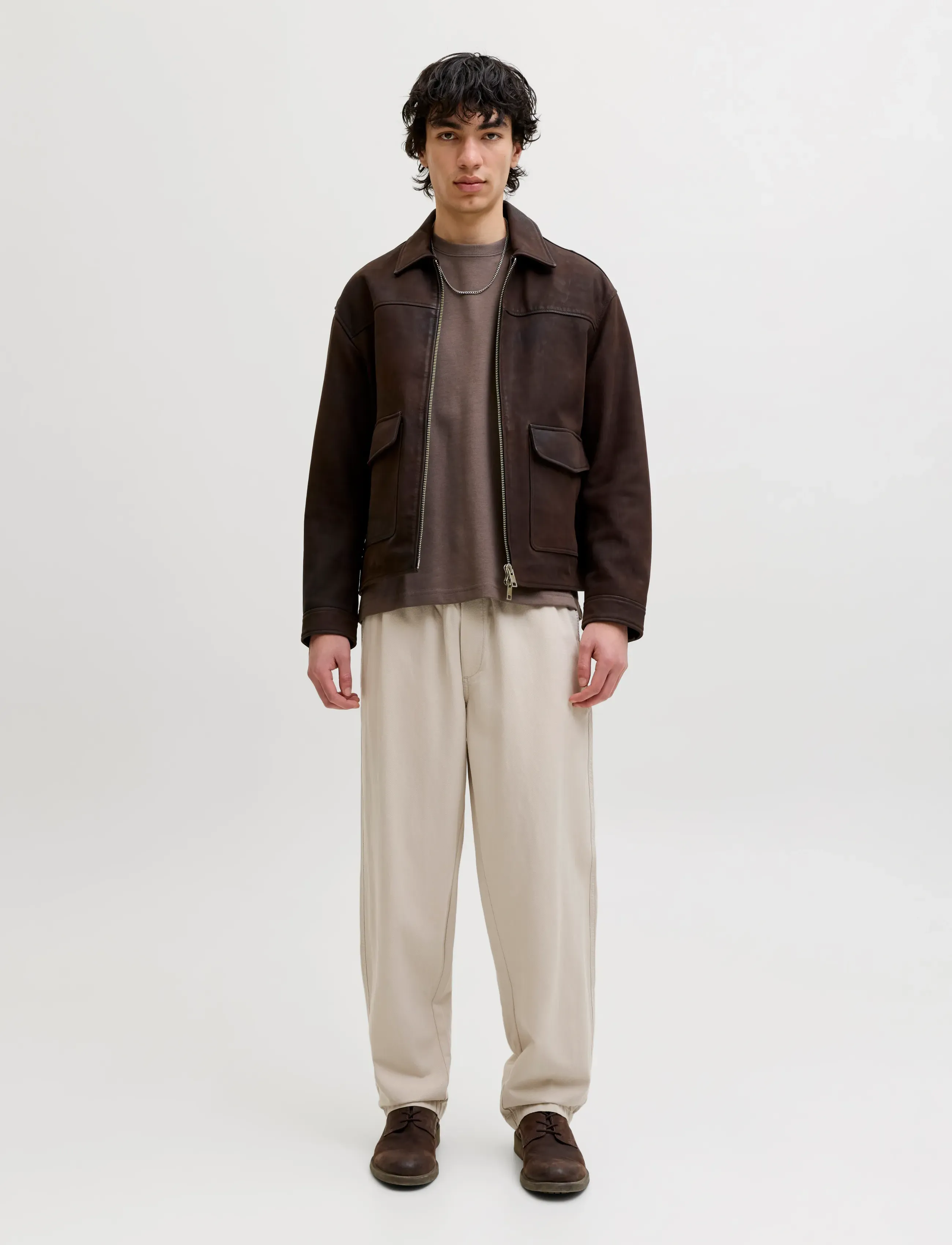 Jack & Jones - JPSTKARL IVY JOGGER SN - casual trousers - pumice stone - 4